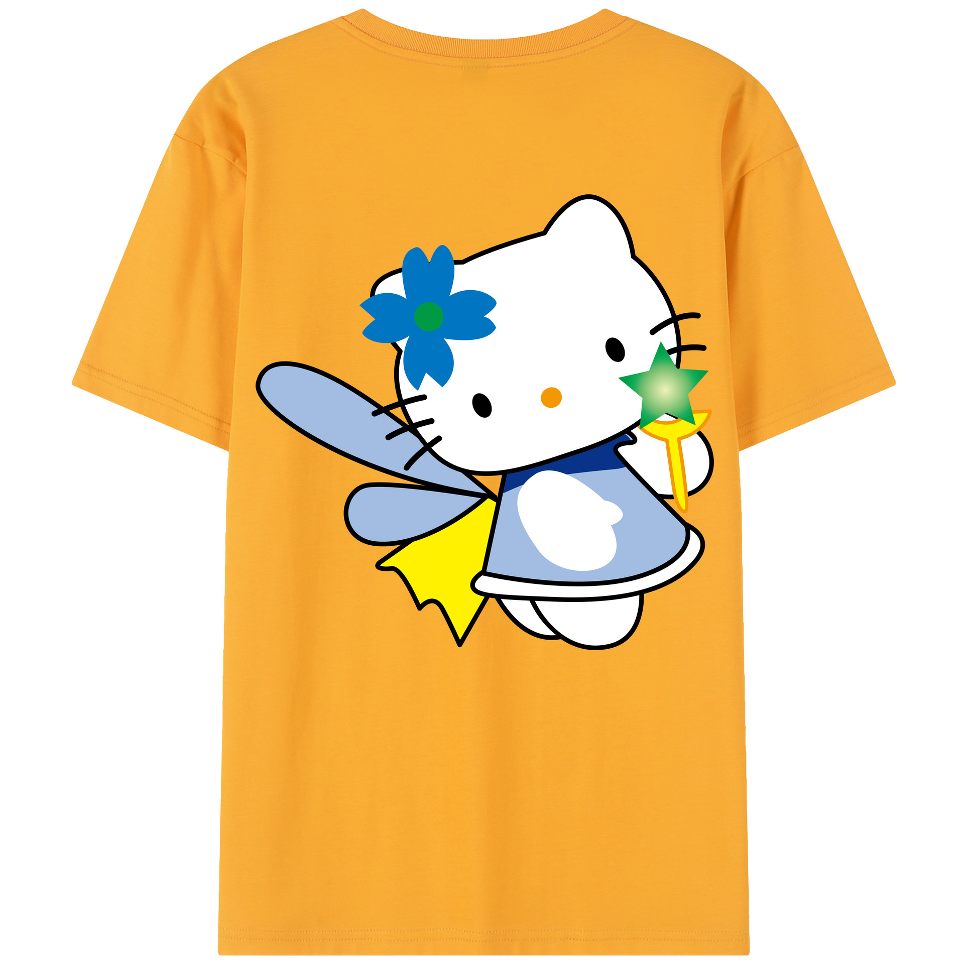 （画像用） Hello Kitty ハローキティ レディース半袖Tシャツ(バックプリント)