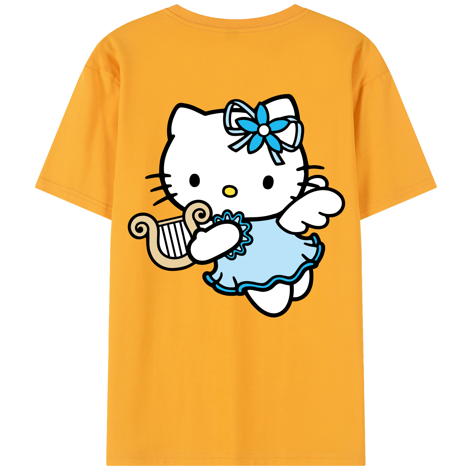 （画像用） Hello Kitty ハローキティ レディース半袖Tシャツ(バックプリント)