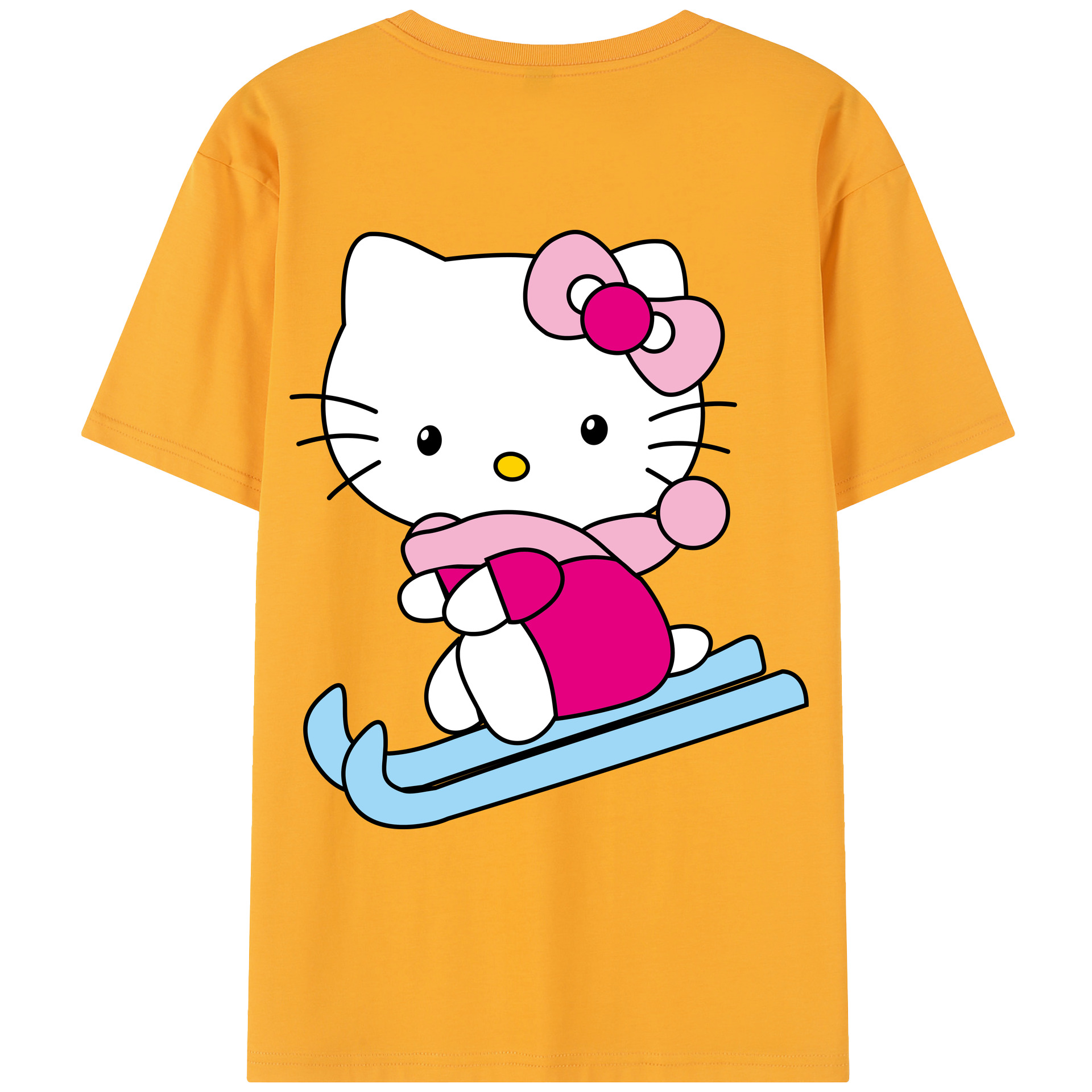 （画像用） Hello Kitty ハローキティ レディース半袖Tシャツ(バックプリント)