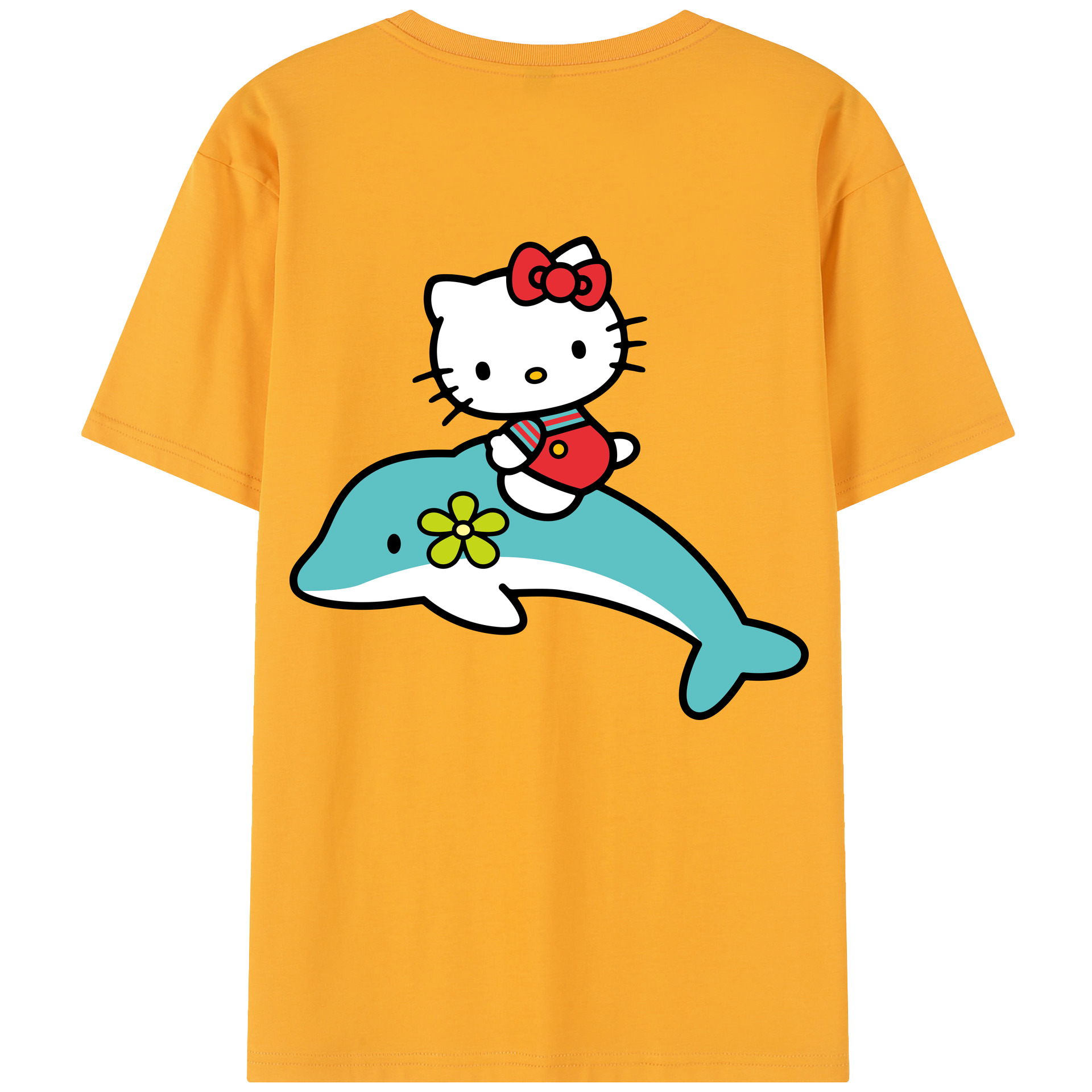 （画像用） Hello Kitty ハローキティ レディース半袖Tシャツ(バックプリント)