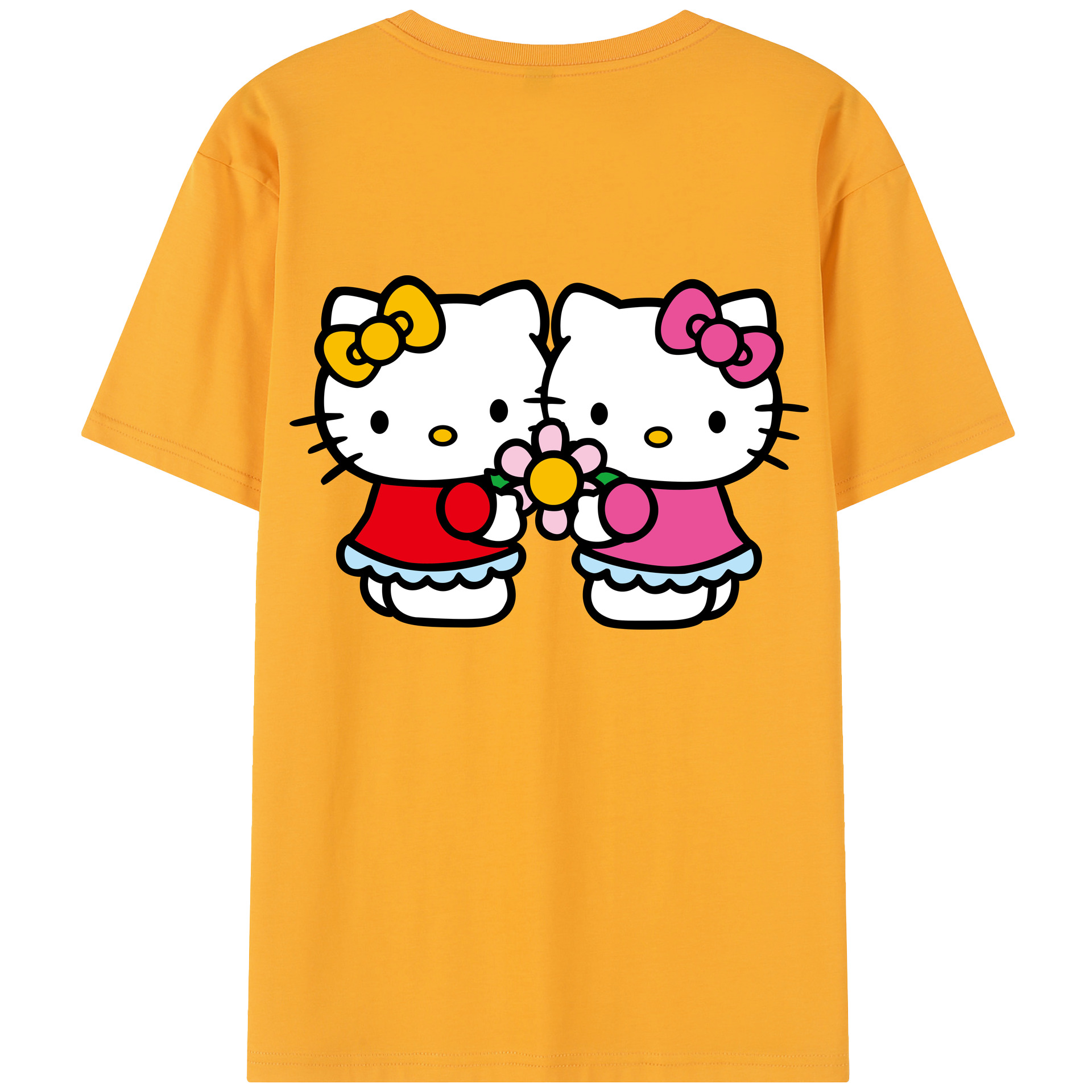 （画像用） Hello Kitty ハローキティ レディース半袖Tシャツ(バックプリント)