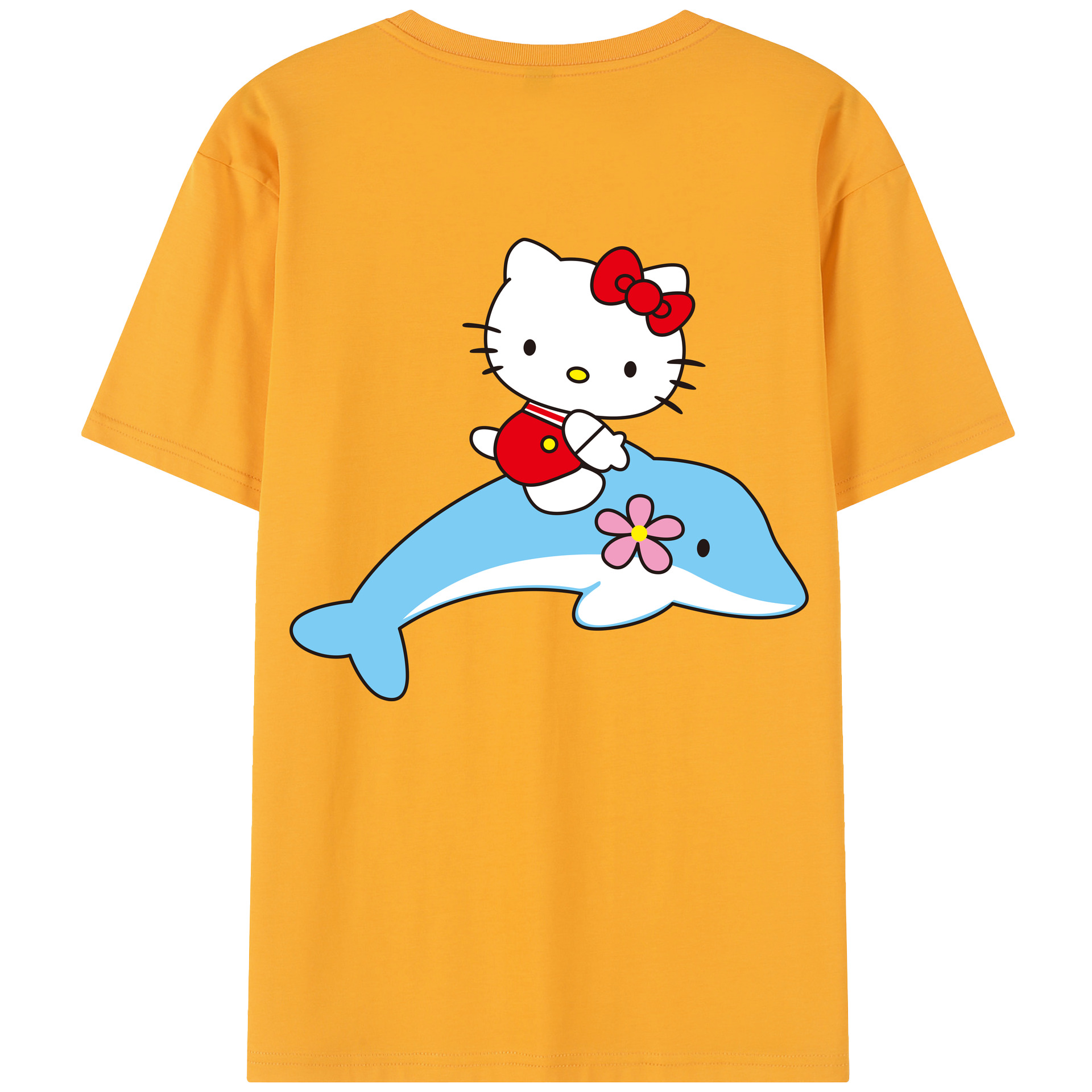 （画像用） Hello Kitty ハローキティ レディース半袖Tシャツ(バックプリント)