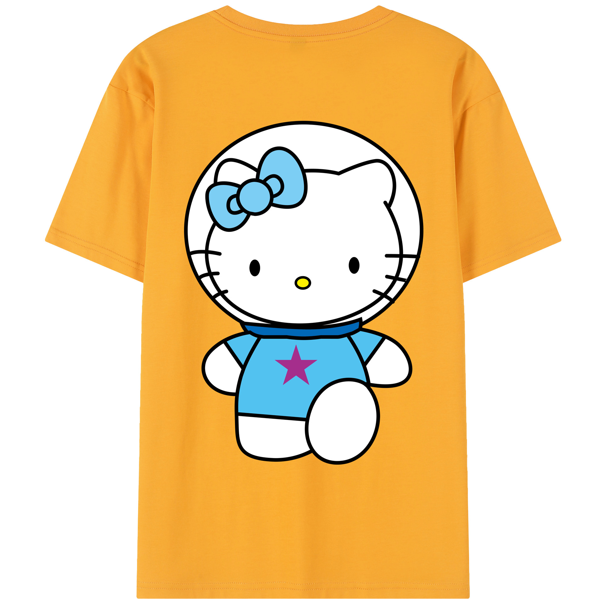（画像用） Hello Kitty ハローキティ レディース半袖Tシャツ(バックプリント)