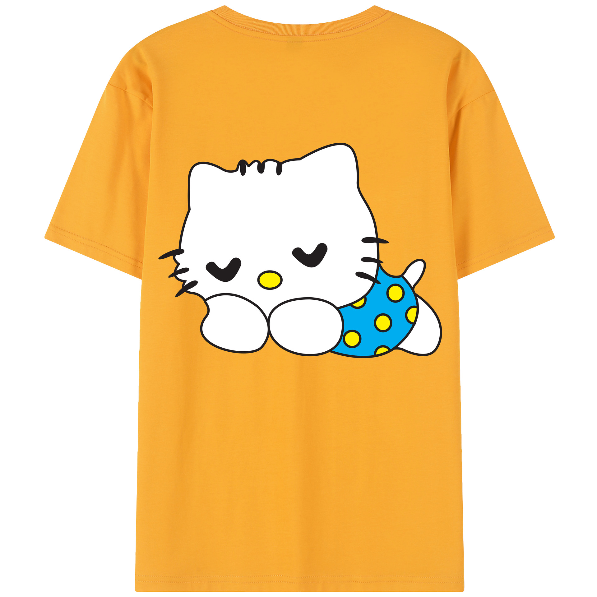 （画像用） Hello Kitty ハローキティ レディース半袖Tシャツ(バックプリント)