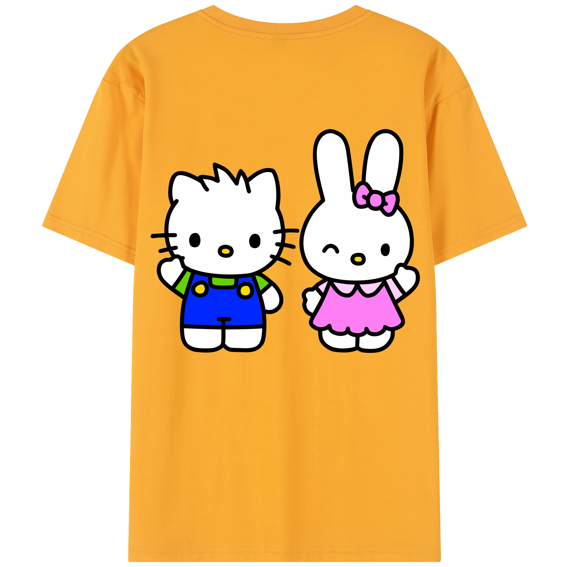 （画像用） Hello Kitty ハローキティ レディース半袖Tシャツ(バックプリント)