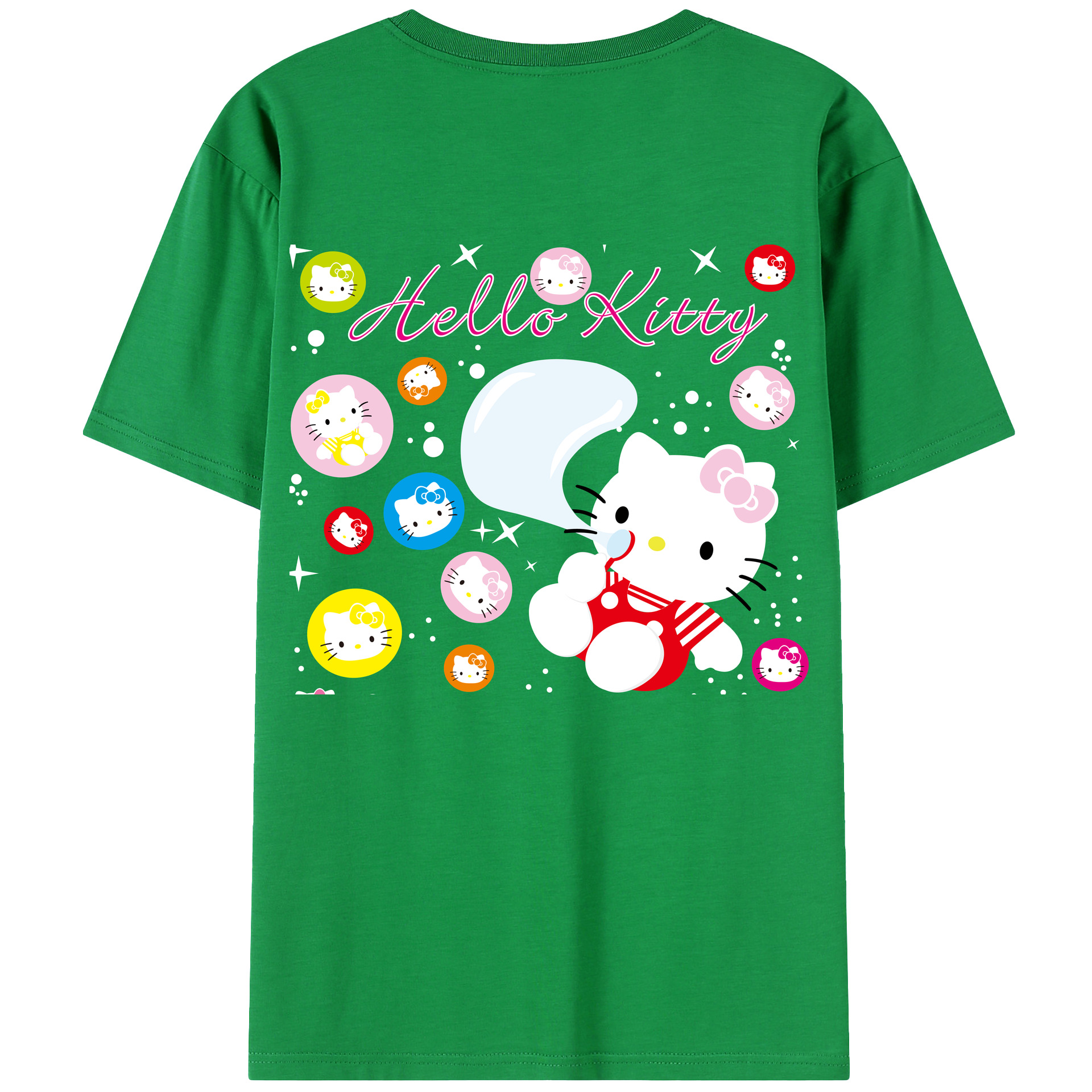 （画像用） Hello Kitty ハローキティ レディース半袖Tシャツ(バックプリント)