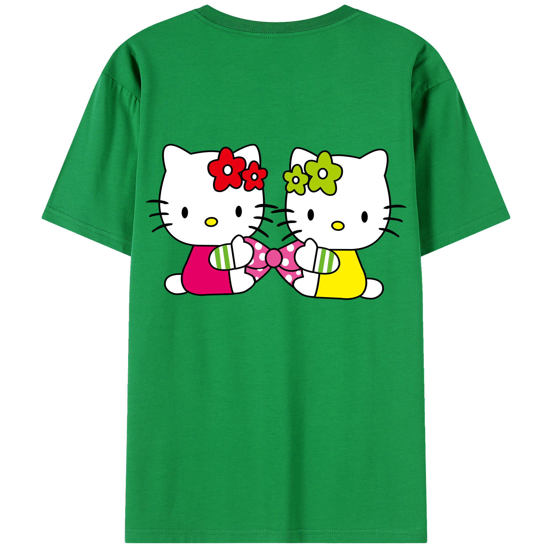 （画像用） Hello Kitty ハローキティ レディース半袖Tシャツ(バックプリント)