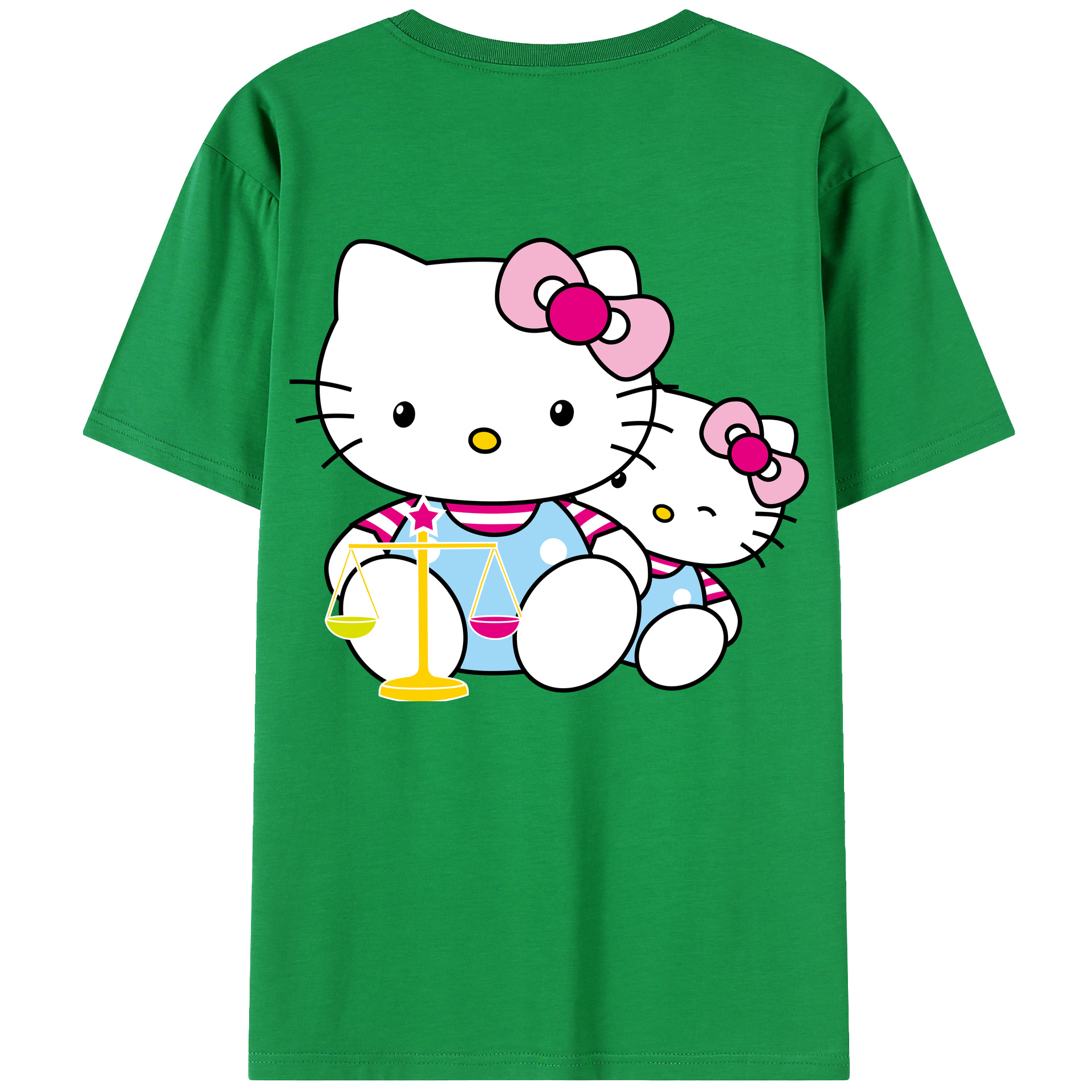 （画像用） Hello Kitty ハローキティ レディース半袖Tシャツ(バックプリント)