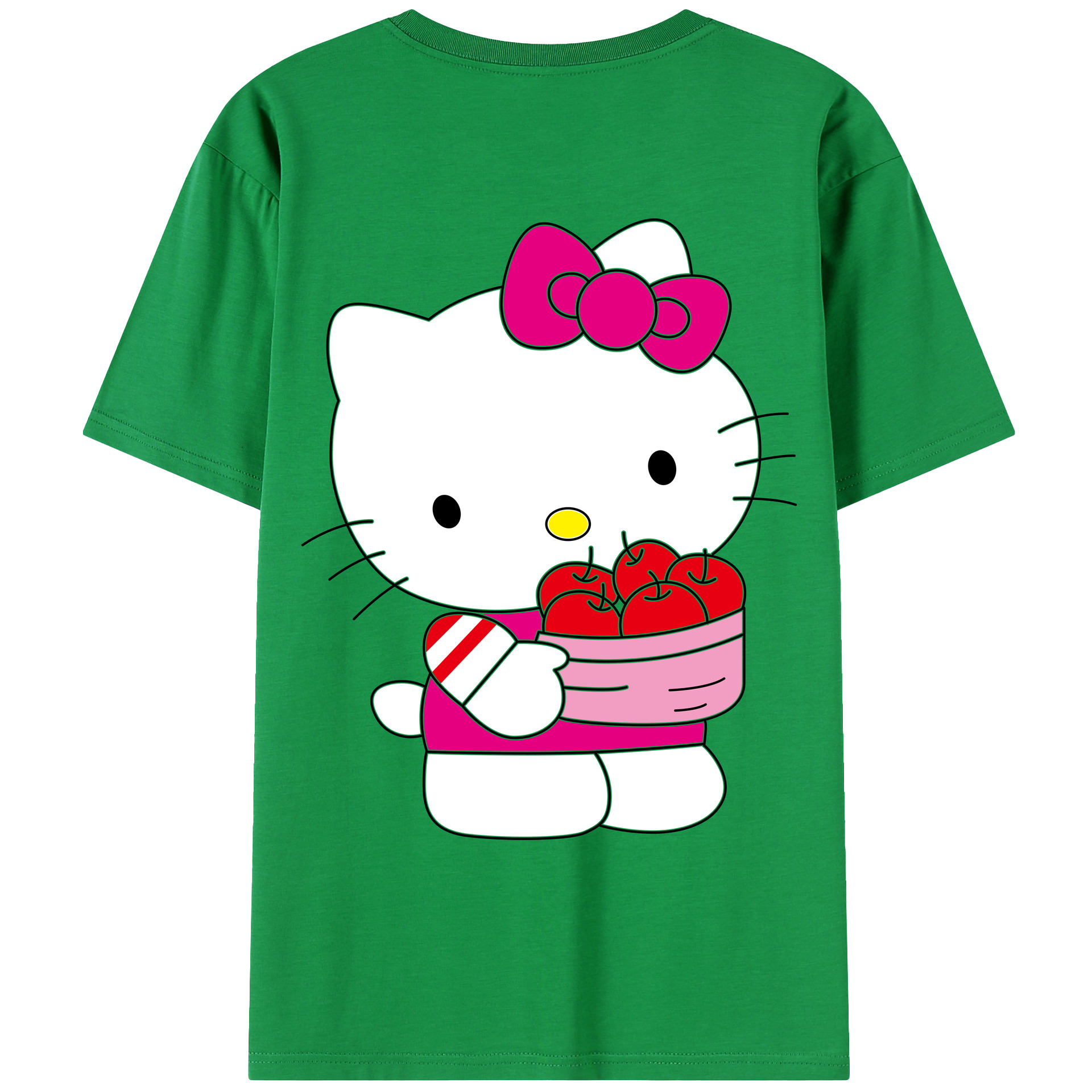 （画像用） Hello Kitty ハローキティ レディース半袖Tシャツ(バックプリント)
