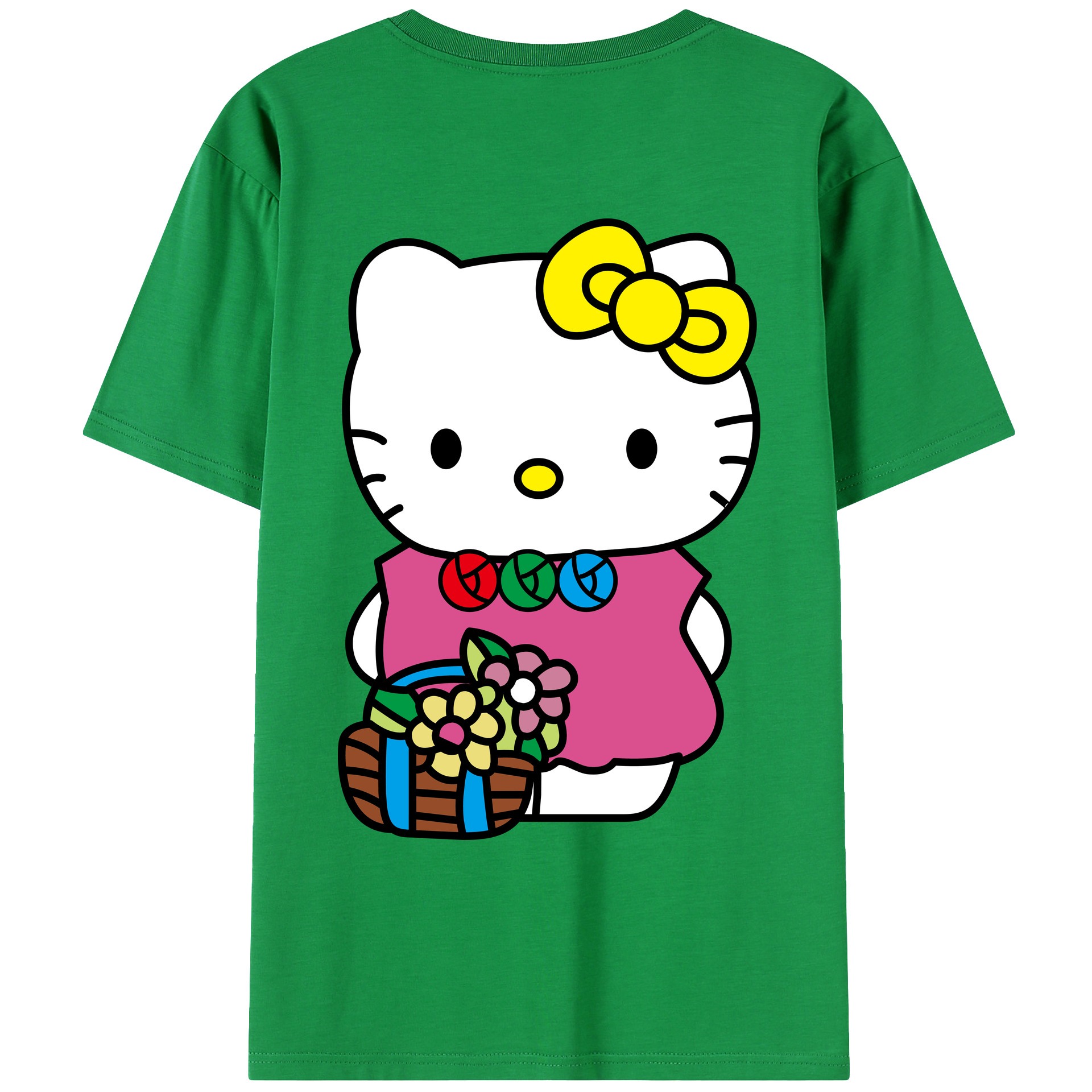 （画像用） Hello Kitty ハローキティ レディース半袖Tシャツ(バックプリント)