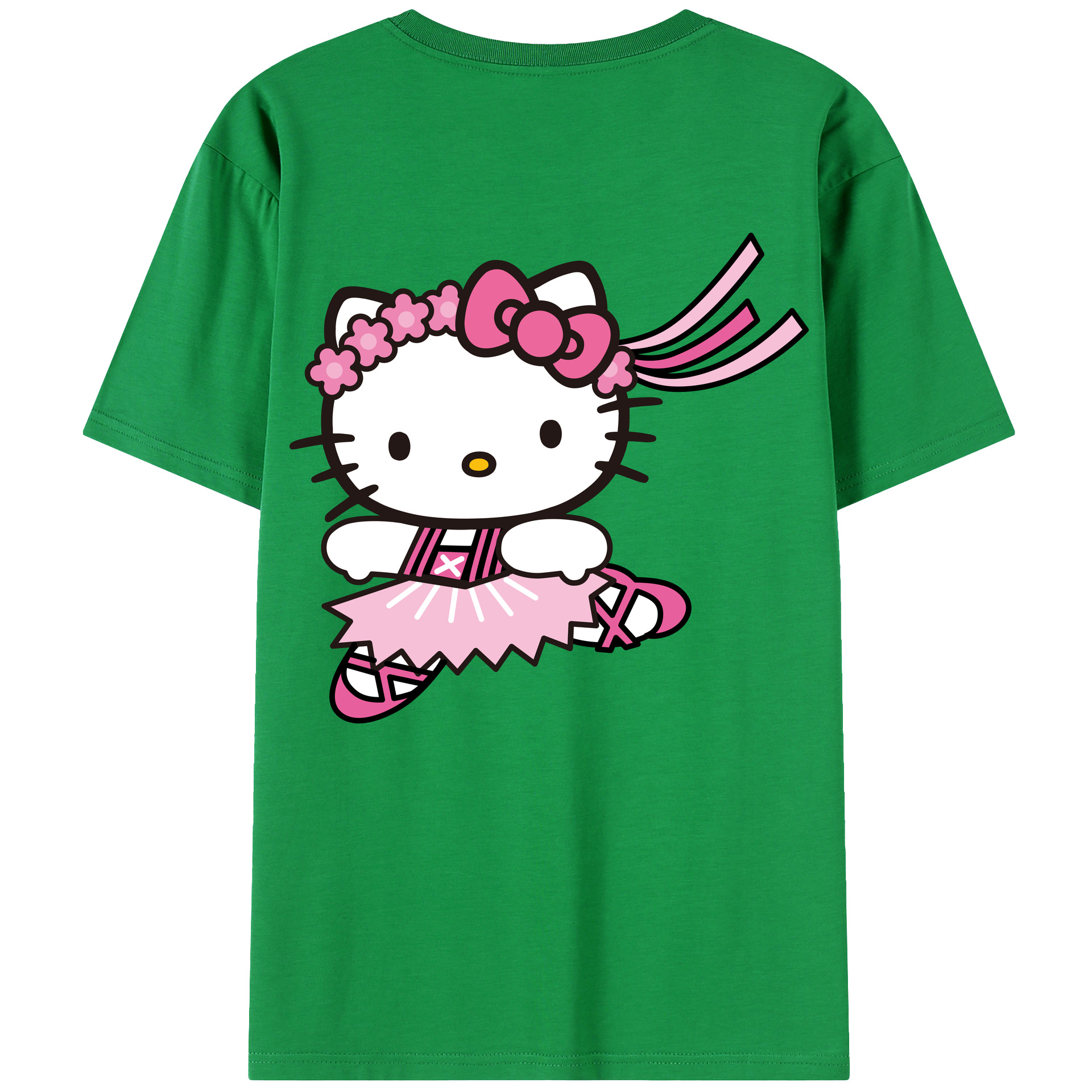 （画像用） Hello Kitty ハローキティ レディース半袖Tシャツ(バックプリント)