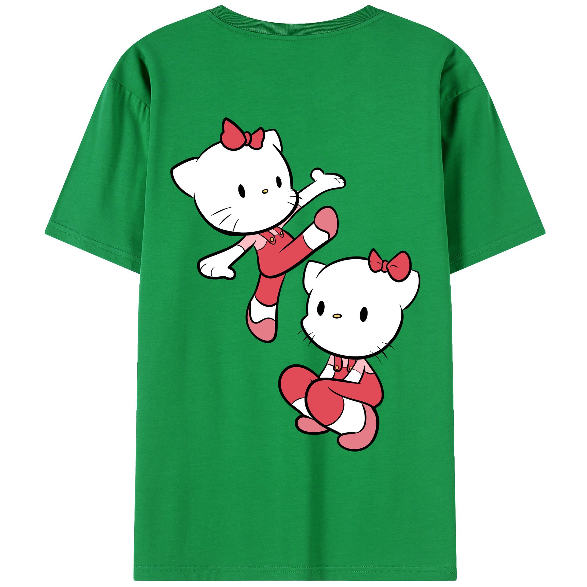 （画像用） Hello Kitty ハローキティ レディース半袖Tシャツ(バックプリント)