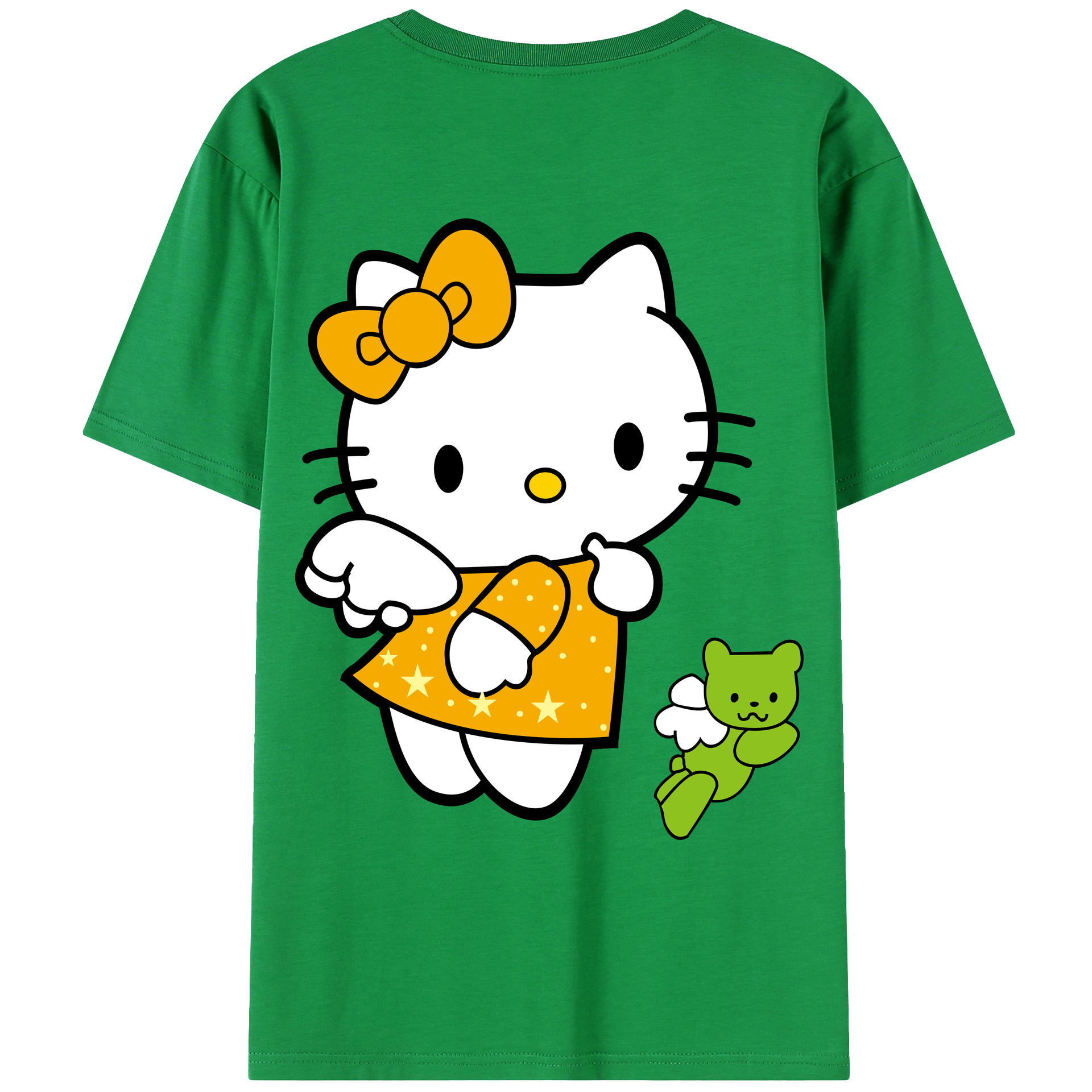 （画像用） Hello Kitty ハローキティ レディース半袖Tシャツ(バックプリント)