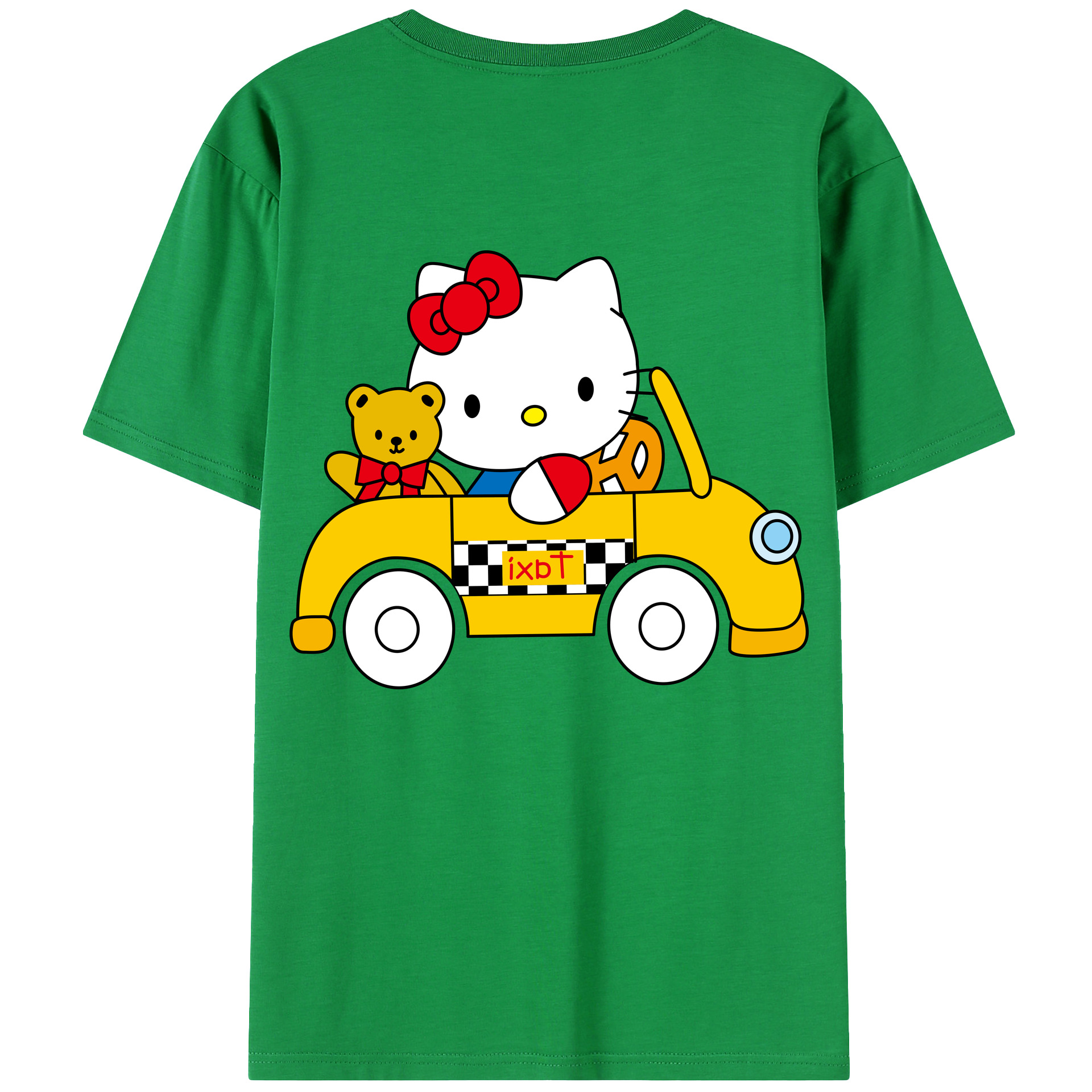 （画像用） Hello Kitty ハローキティ レディース半袖Tシャツ(バックプリント)