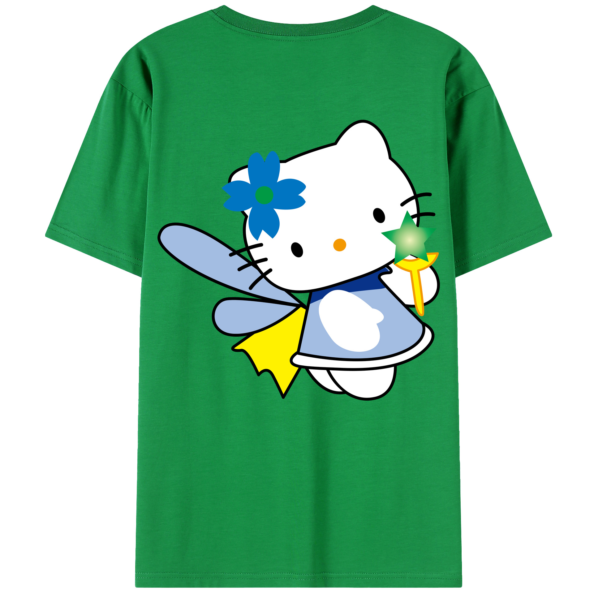 （画像用） Hello Kitty ハローキティ レディース半袖Tシャツ(バックプリント)
