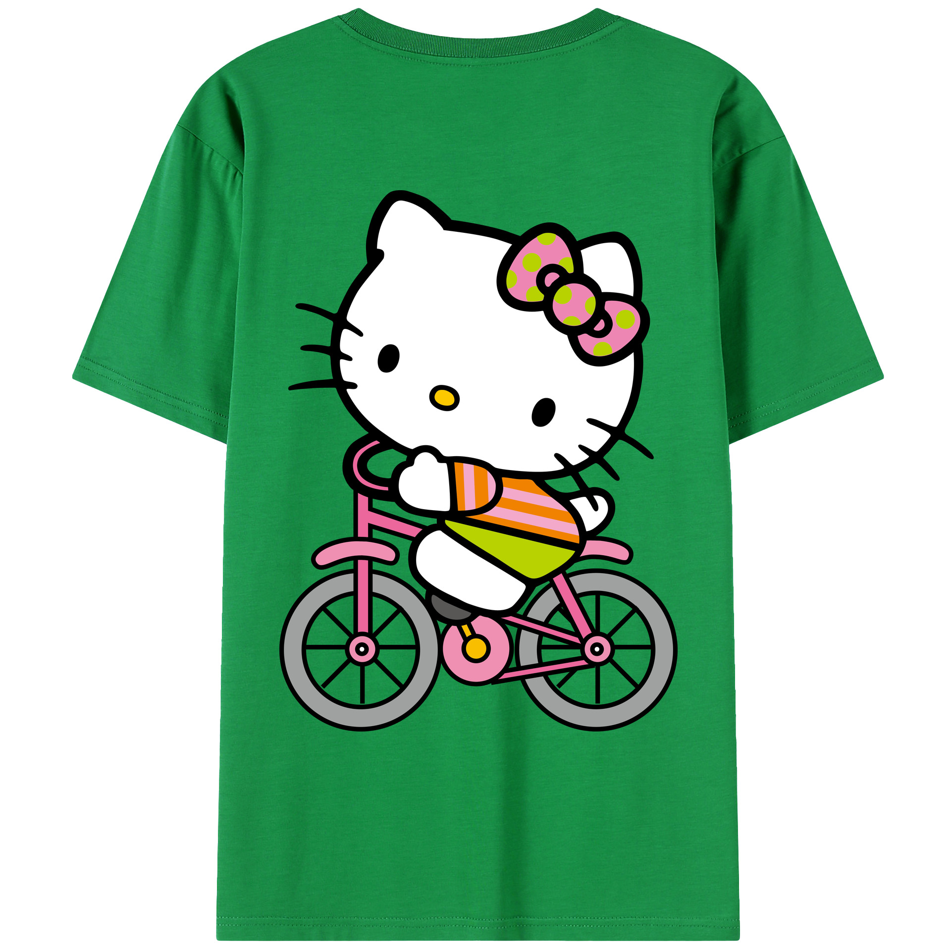 （画像用） Hello Kitty ハローキティ レディース半袖Tシャツ(バックプリント)