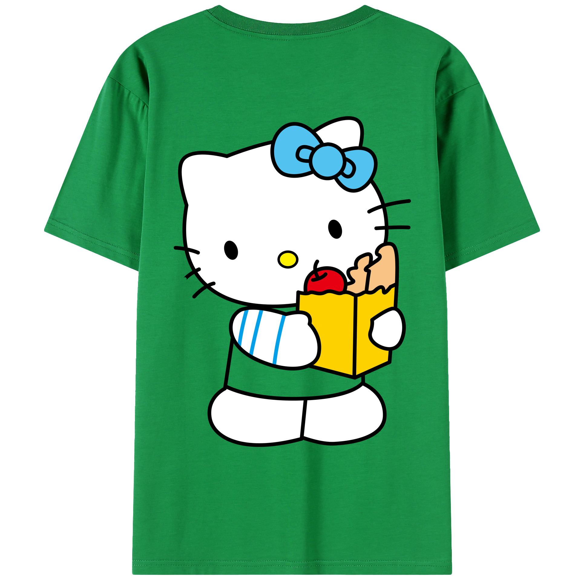 （画像用） Hello Kitty ハローキティ レディース半袖Tシャツ(バックプリント)