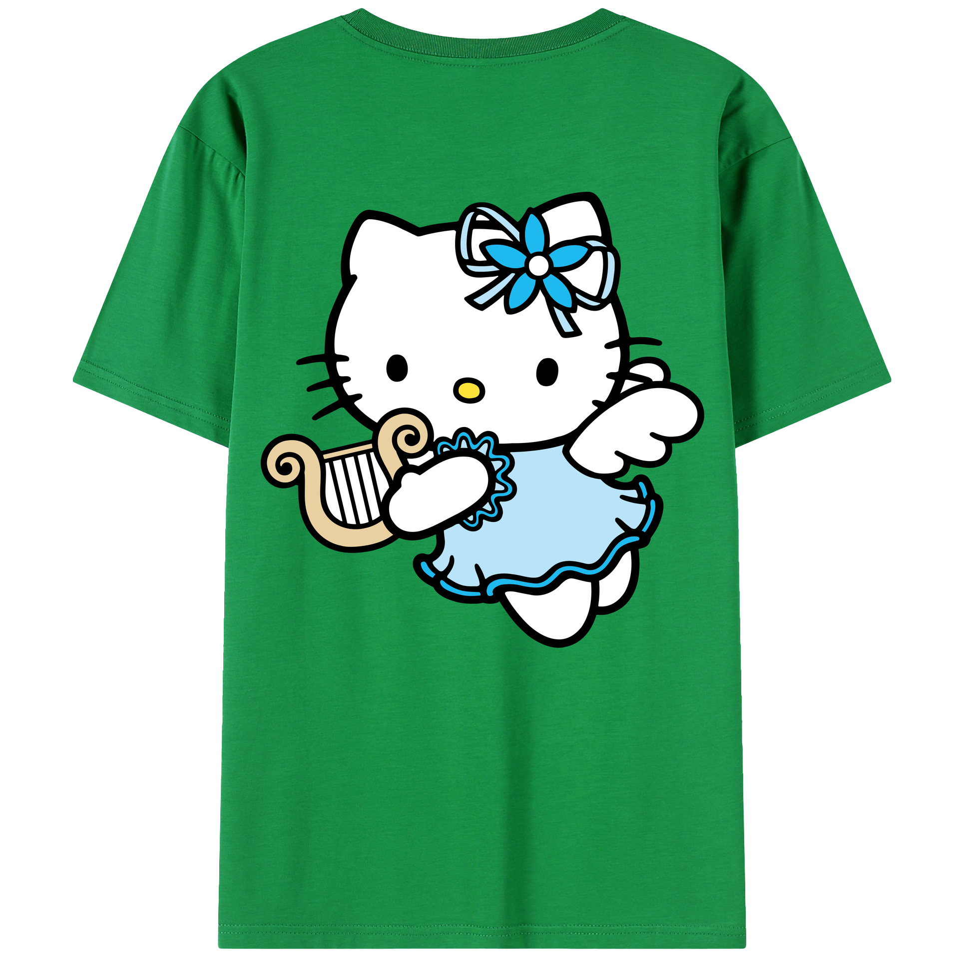 （画像用） Hello Kitty ハローキティ レディース半袖Tシャツ(バックプリント)