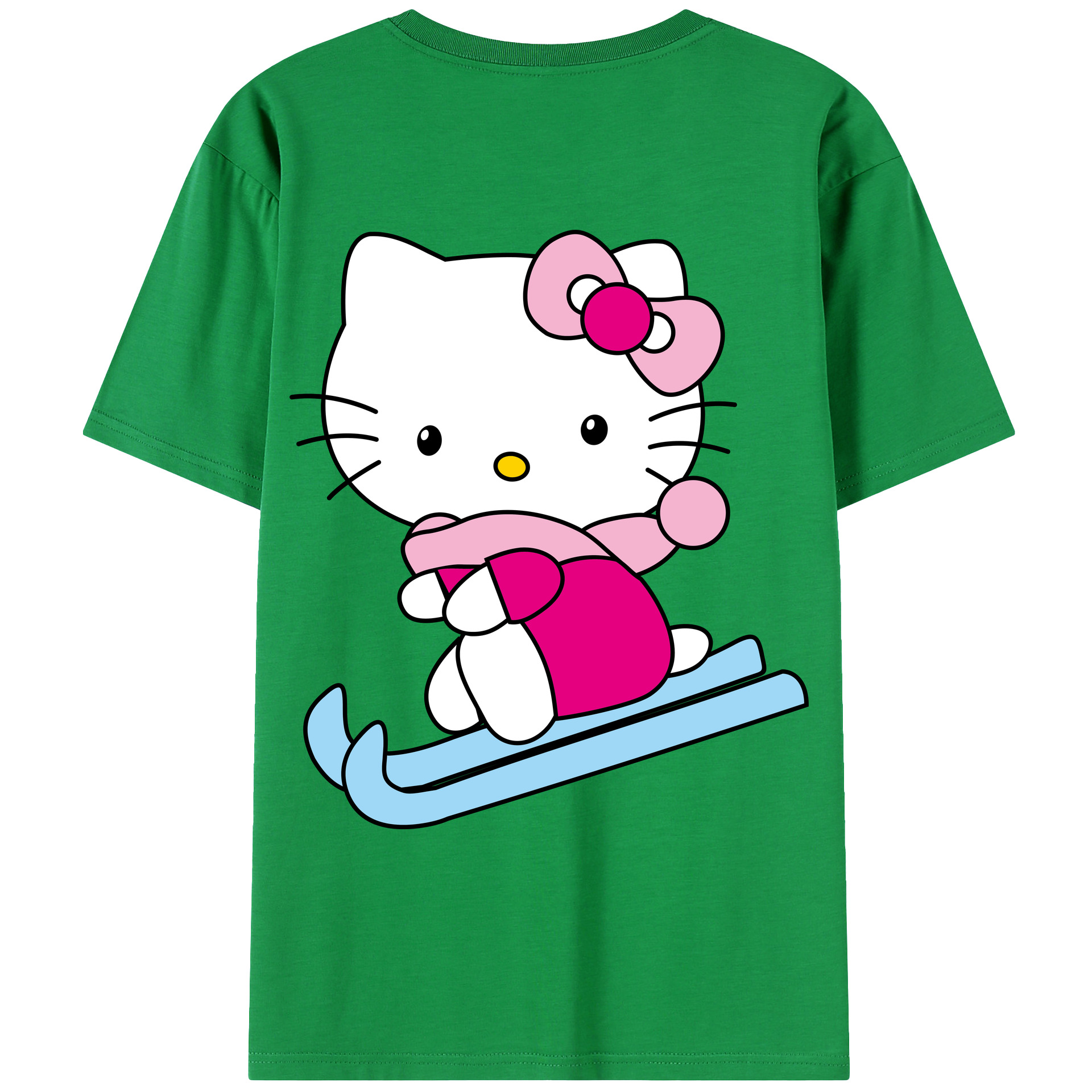 （画像用） Hello Kitty ハローキティ レディース半袖Tシャツ(バックプリント)