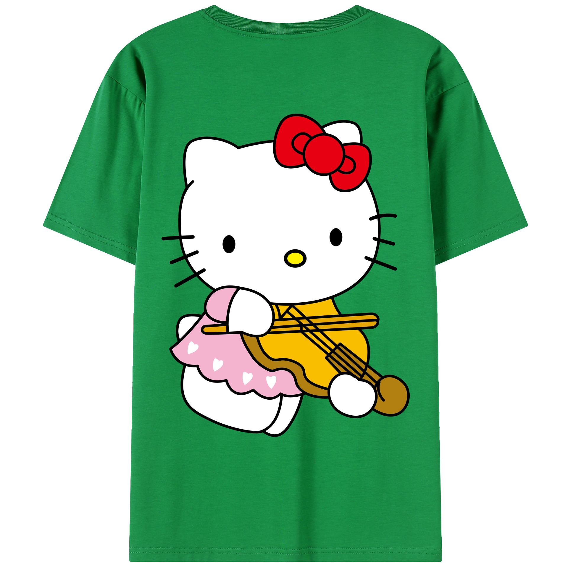 （画像用） Hello Kitty ハローキティ レディース半袖Tシャツ(バックプリント)