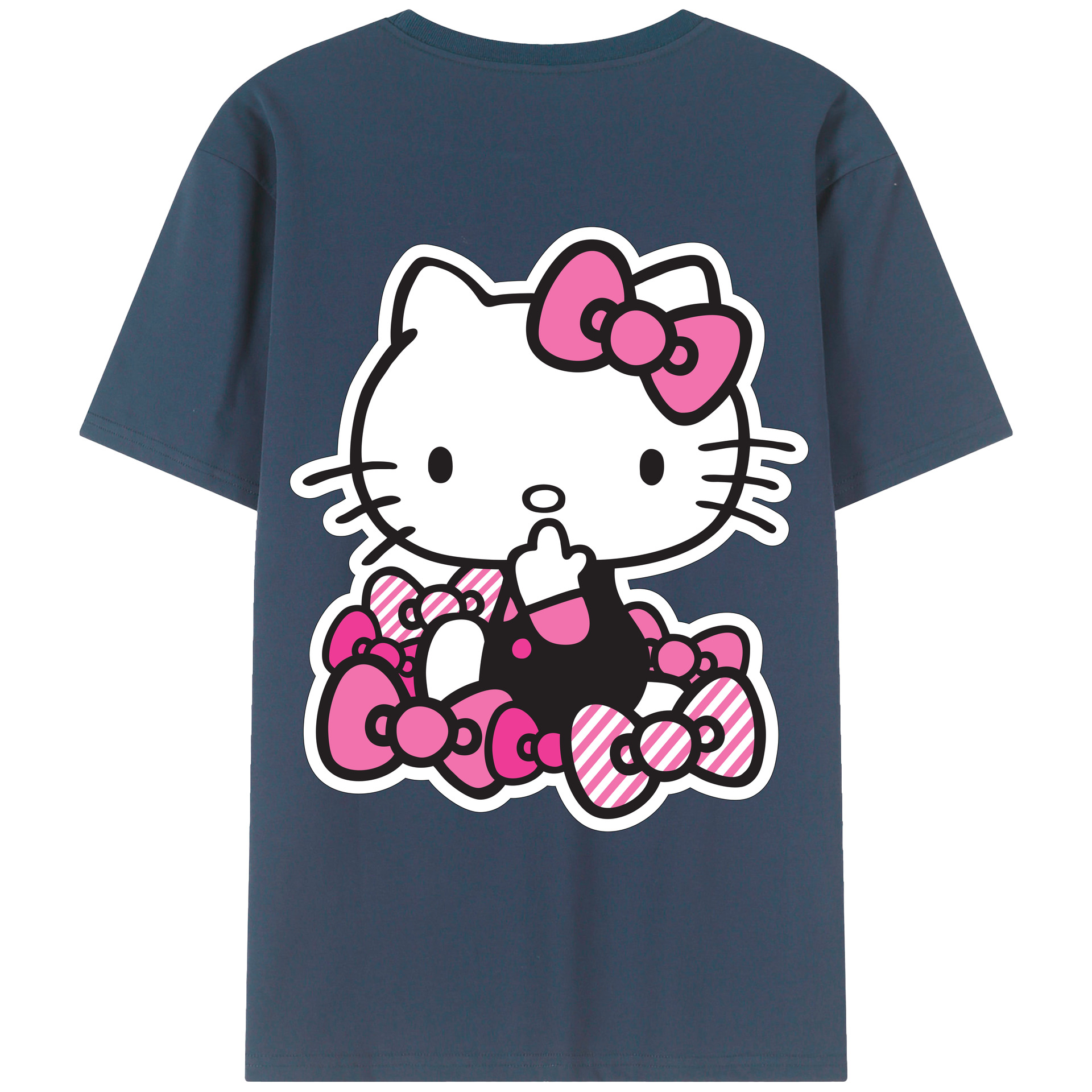 （画像用） Hello Kitty ハローキティ レディース半袖Tシャツ(バックプリント)
