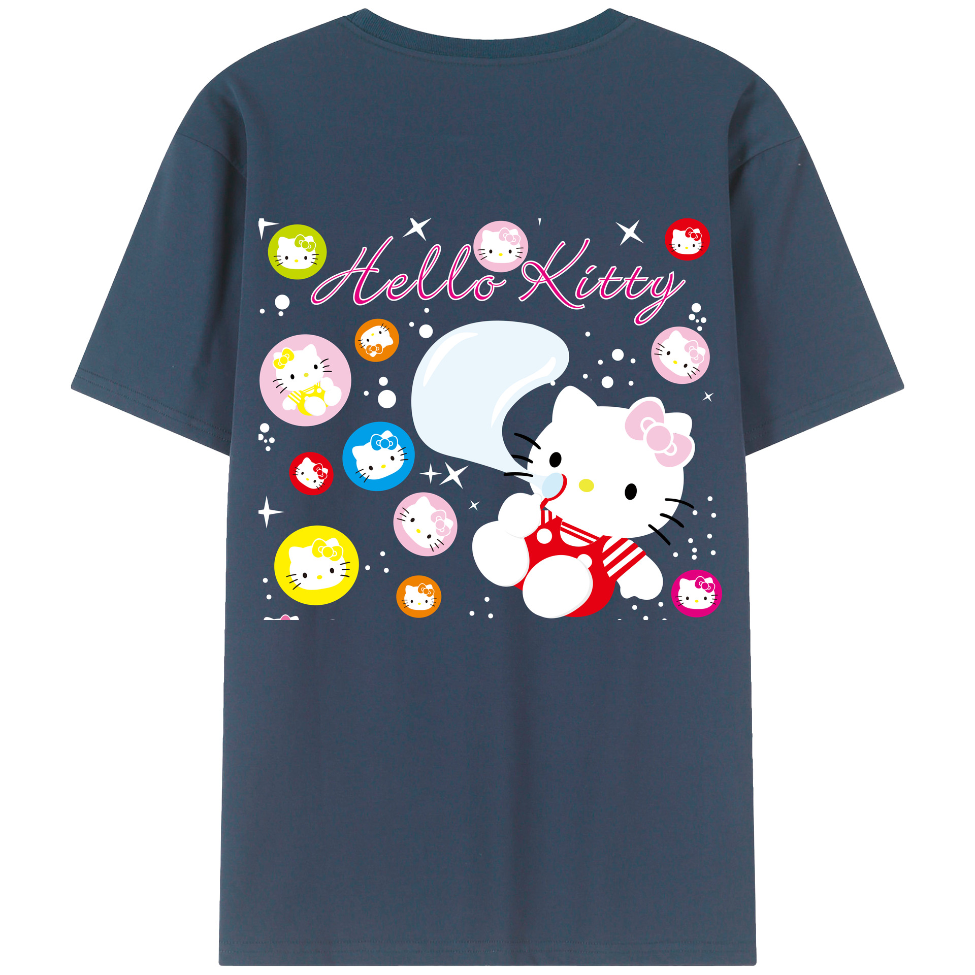 （画像用） Hello Kitty ハローキティ レディース半袖Tシャツ(バックプリント)