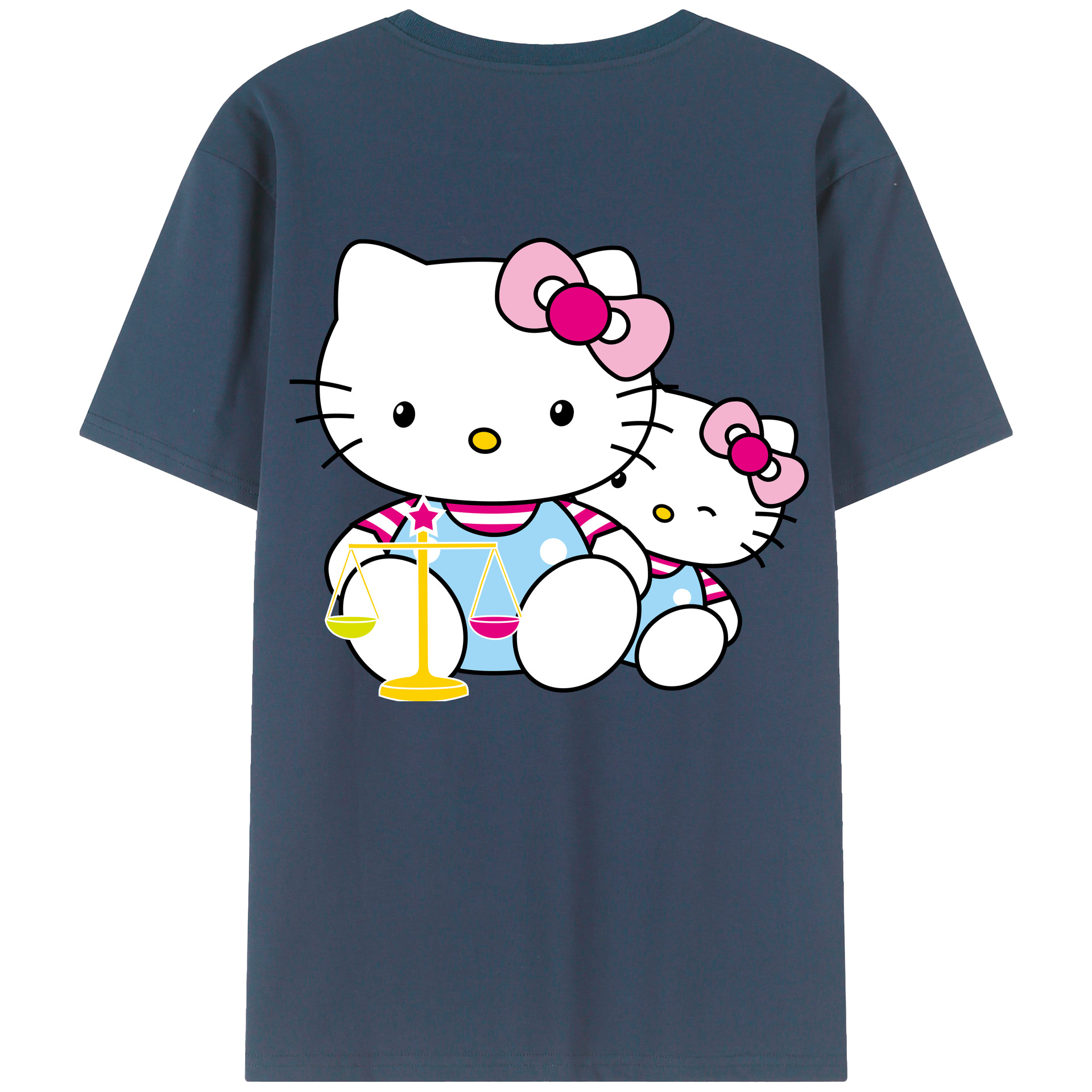 （画像用） Hello Kitty ハローキティ レディース半袖Tシャツ(バックプリント)