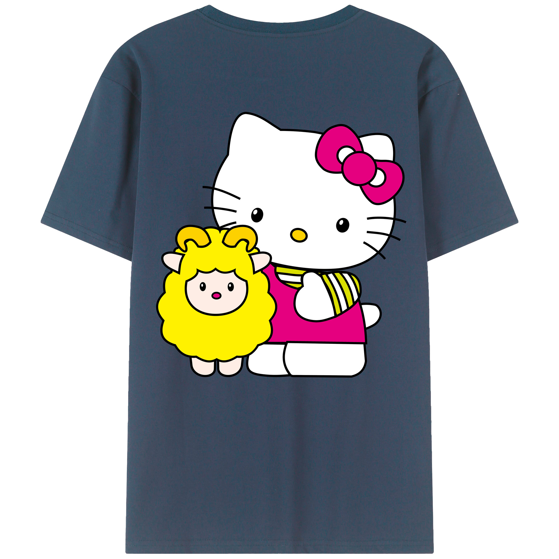 （画像用） Hello Kitty ハローキティ レディース半袖Tシャツ(バックプリント)