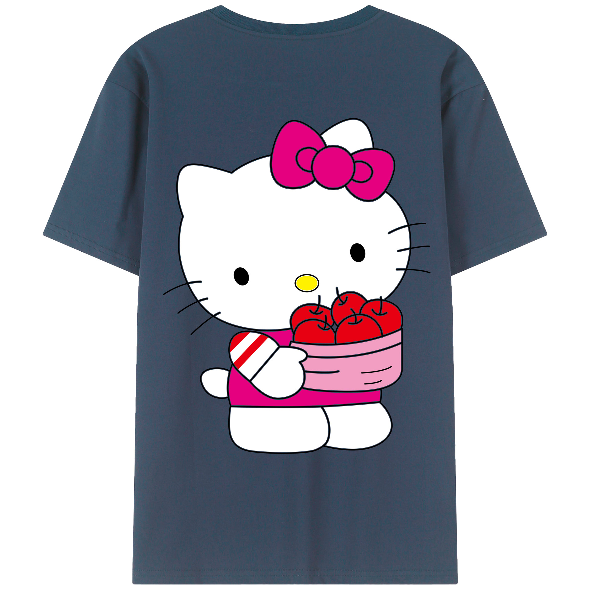 （画像用） Hello Kitty ハローキティ レディース半袖Tシャツ(バックプリント)