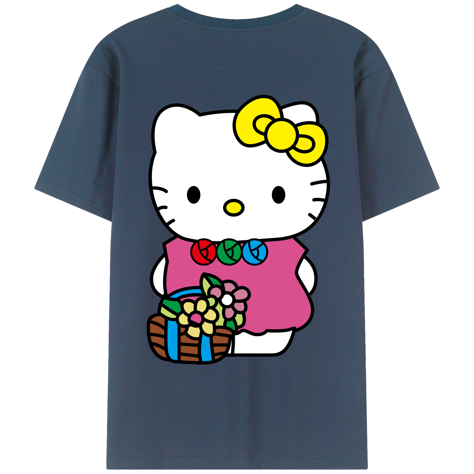 （画像用） Hello Kitty ハローキティ レディース半袖Tシャツ(バックプリント)