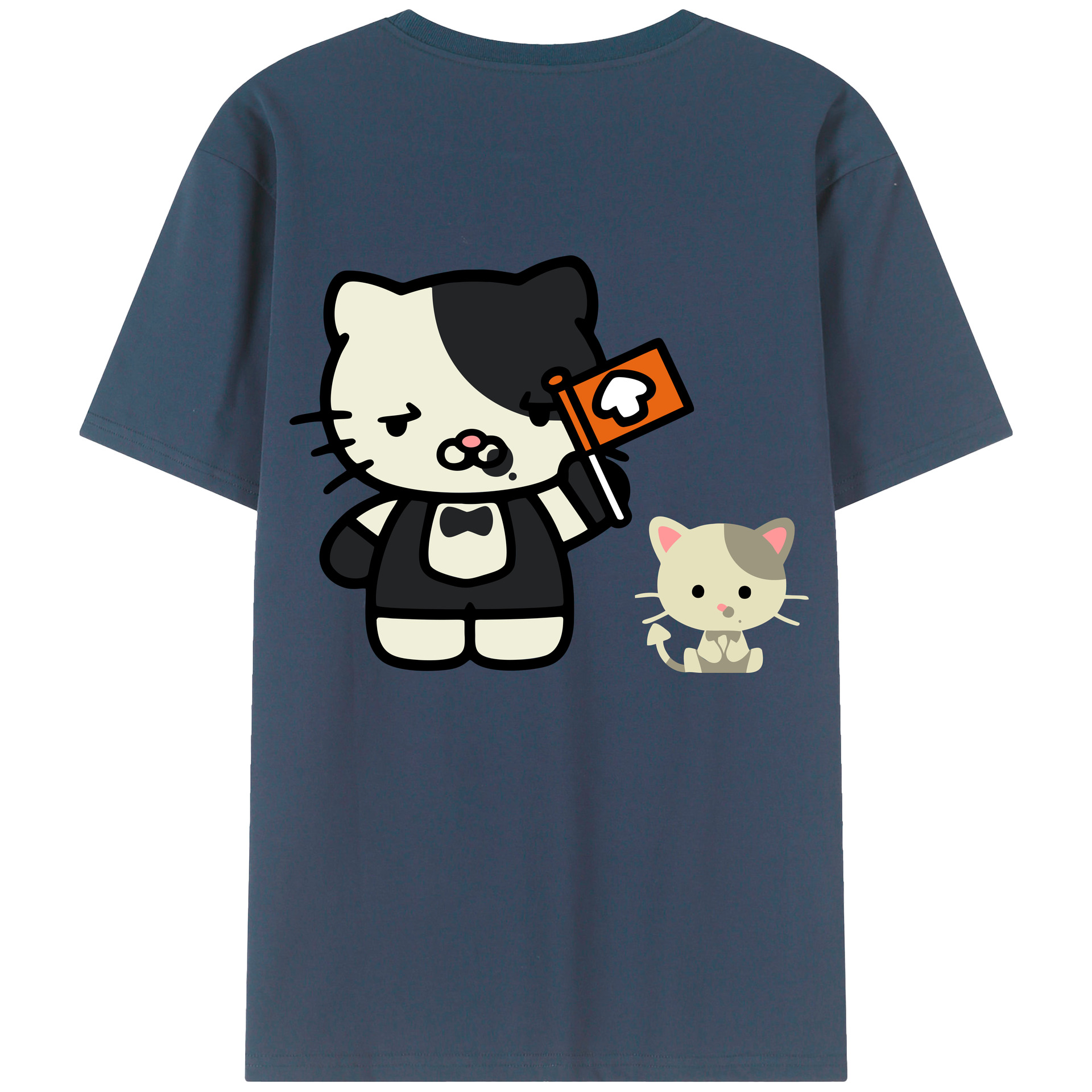 （画像用） Hello Kitty ハローキティ レディース半袖Tシャツ(バックプリント)