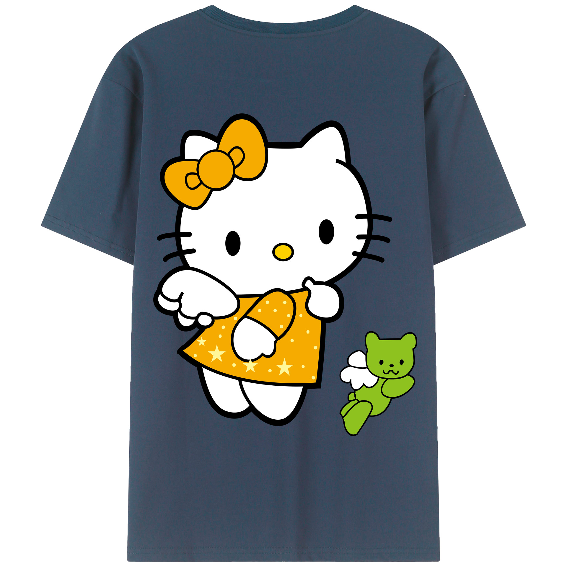 （画像用） Hello Kitty ハローキティ レディース半袖Tシャツ(バックプリント)