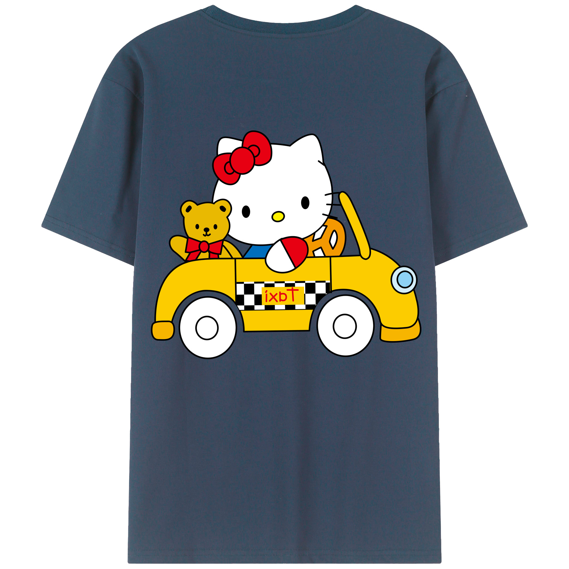 （画像用） Hello Kitty ハローキティ レディース半袖Tシャツ(バックプリント)