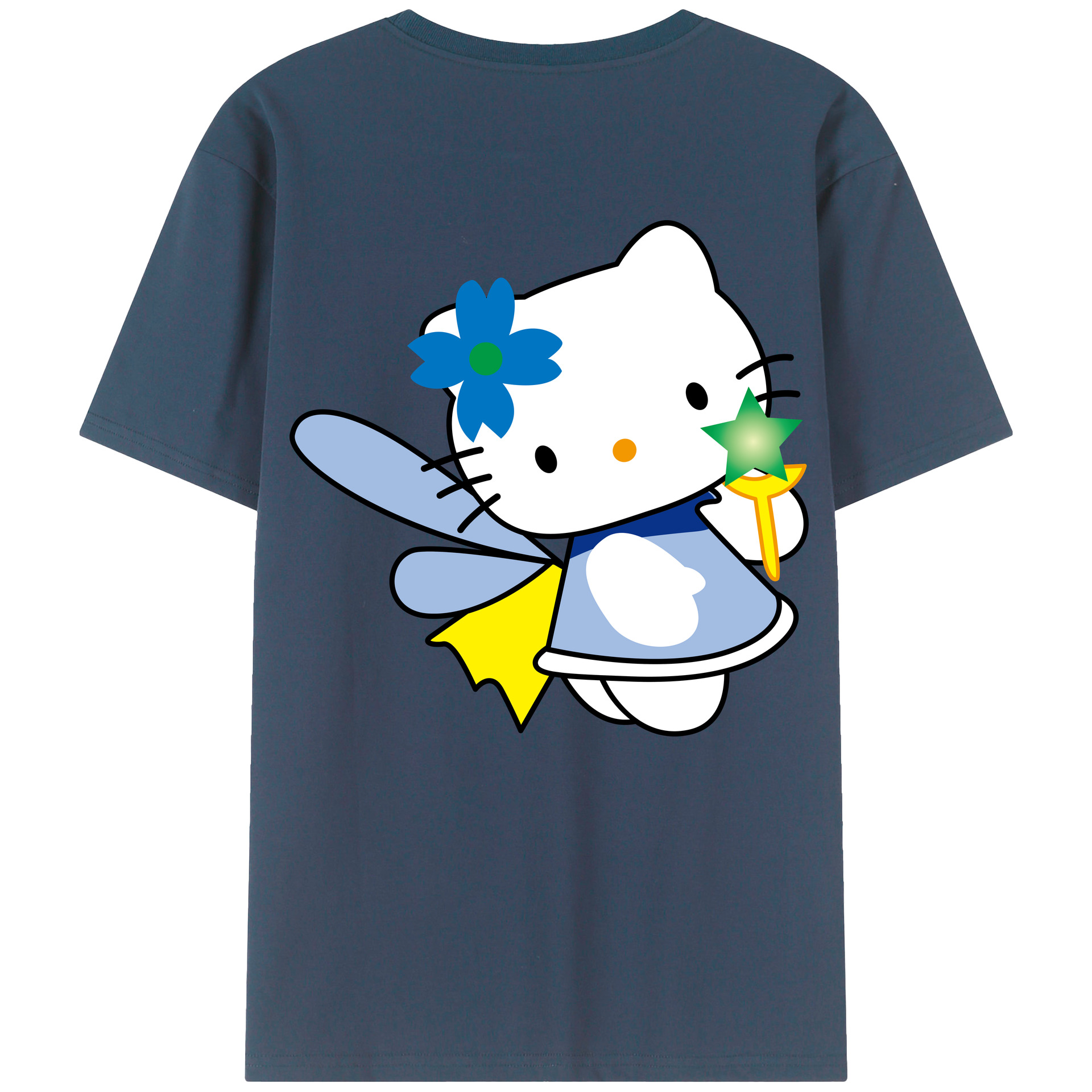 （画像用） Hello Kitty ハローキティ レディース半袖Tシャツ(バックプリント)