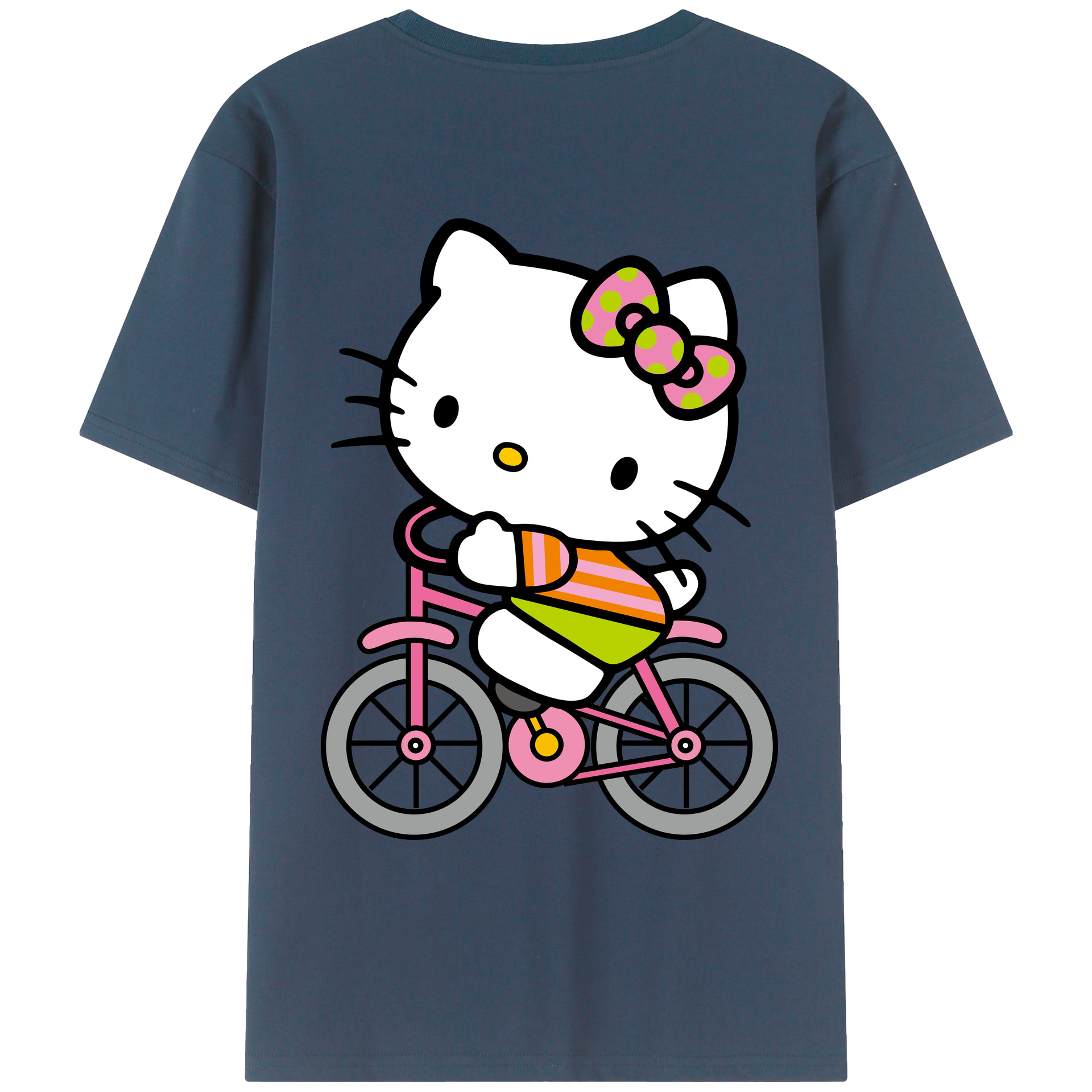（画像用） Hello Kitty ハローキティ レディース半袖Tシャツ(バックプリント)