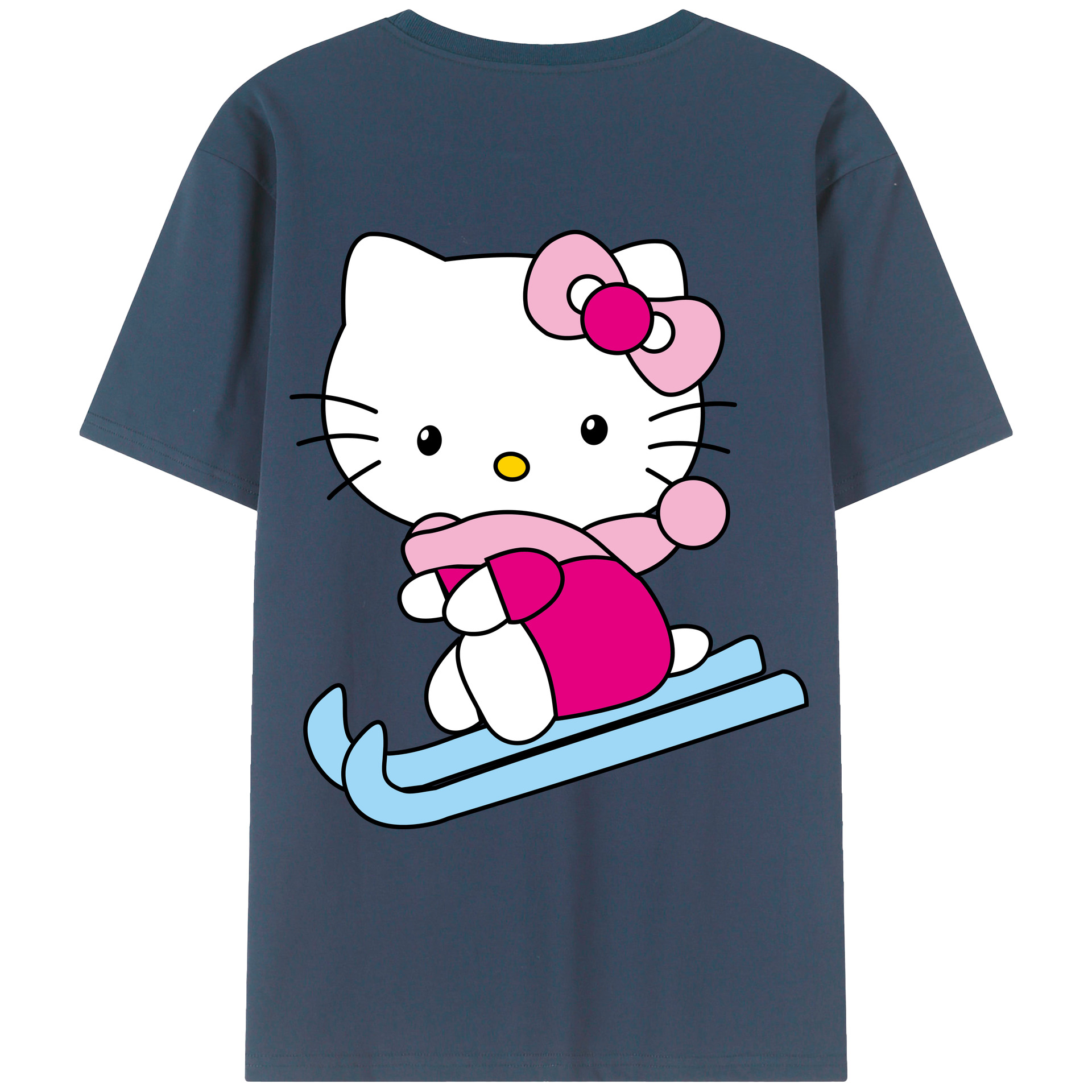 （画像用） Hello Kitty ハローキティ レディース半袖Tシャツ(バックプリント)