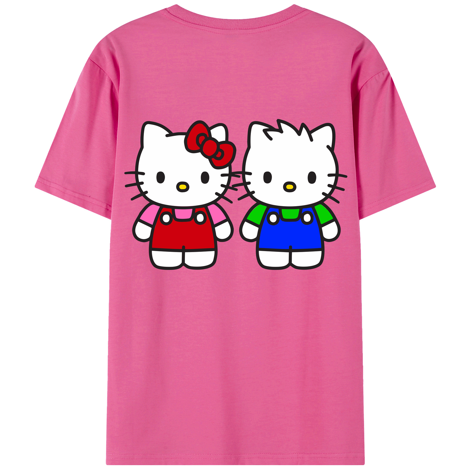 （画像用） Hello Kitty ハローキティ レディース半袖Tシャツ(バックプリント)