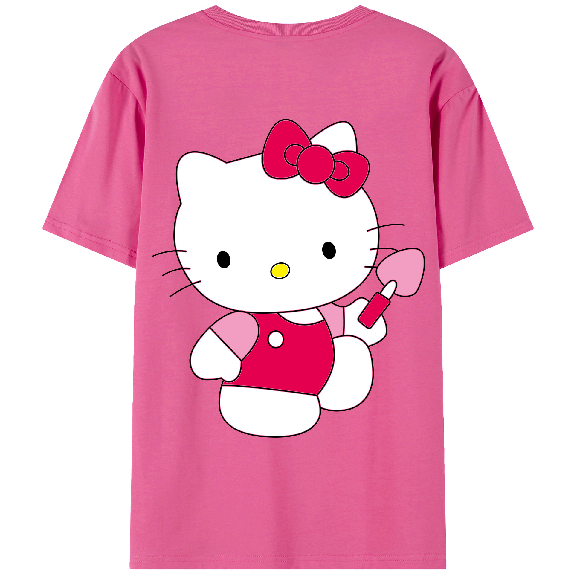 （画像用） Hello Kitty ハローキティ レディース半袖Tシャツ(バックプリント)