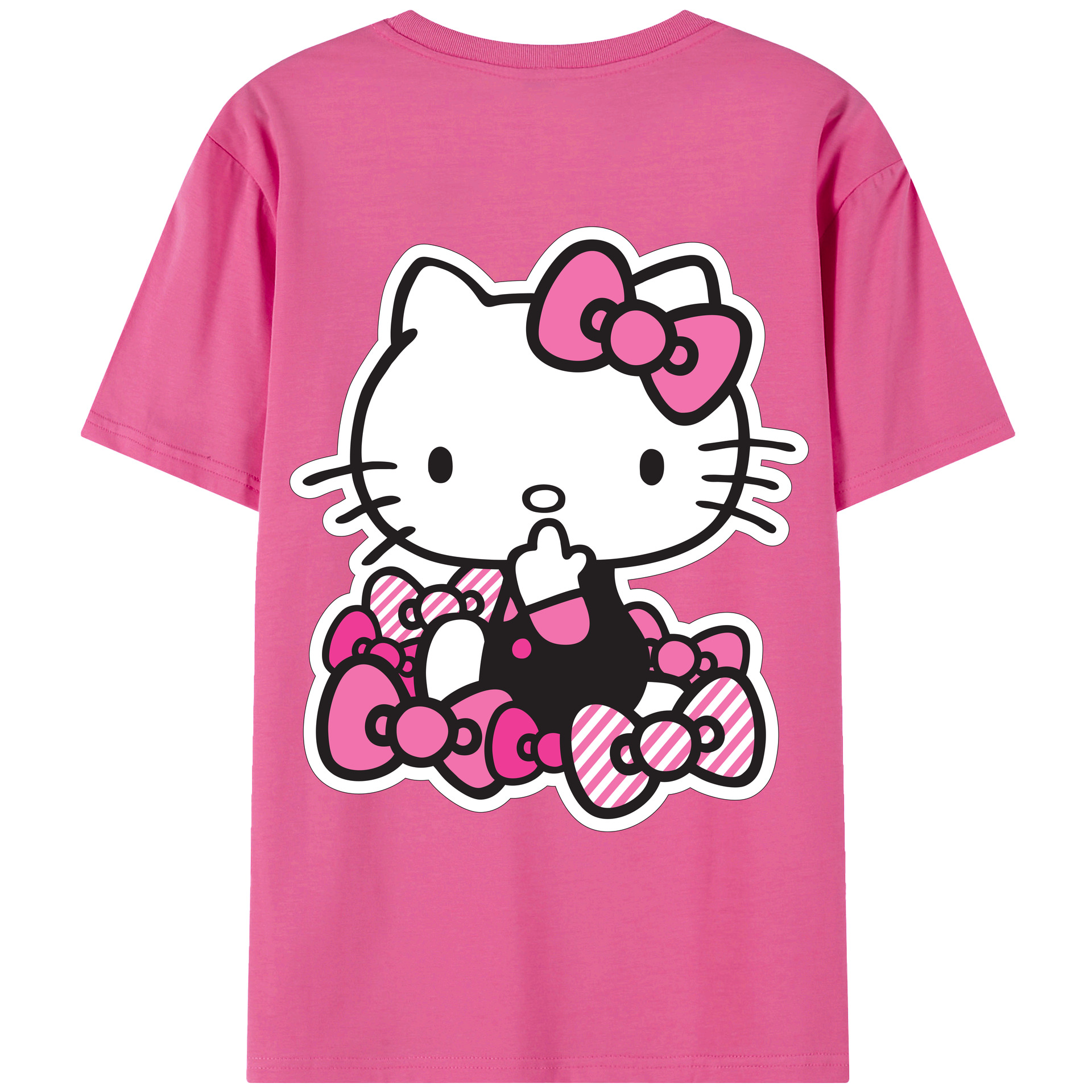 （画像用） Hello Kitty ハローキティ レディース半袖Tシャツ(バックプリント)