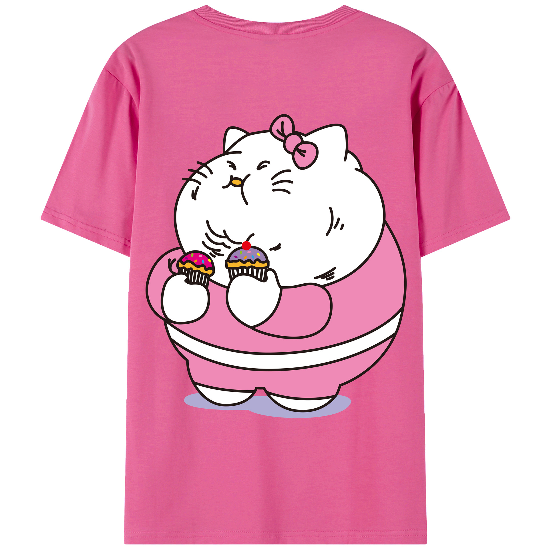 （画像用） Hello Kitty ハローキティ レディース半袖Tシャツ(バックプリント)