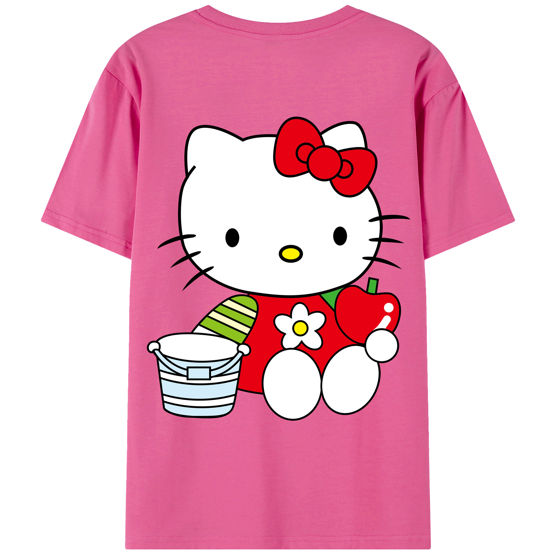 （画像用） Hello Kitty ハローキティ レディース半袖Tシャツ(バックプリント)