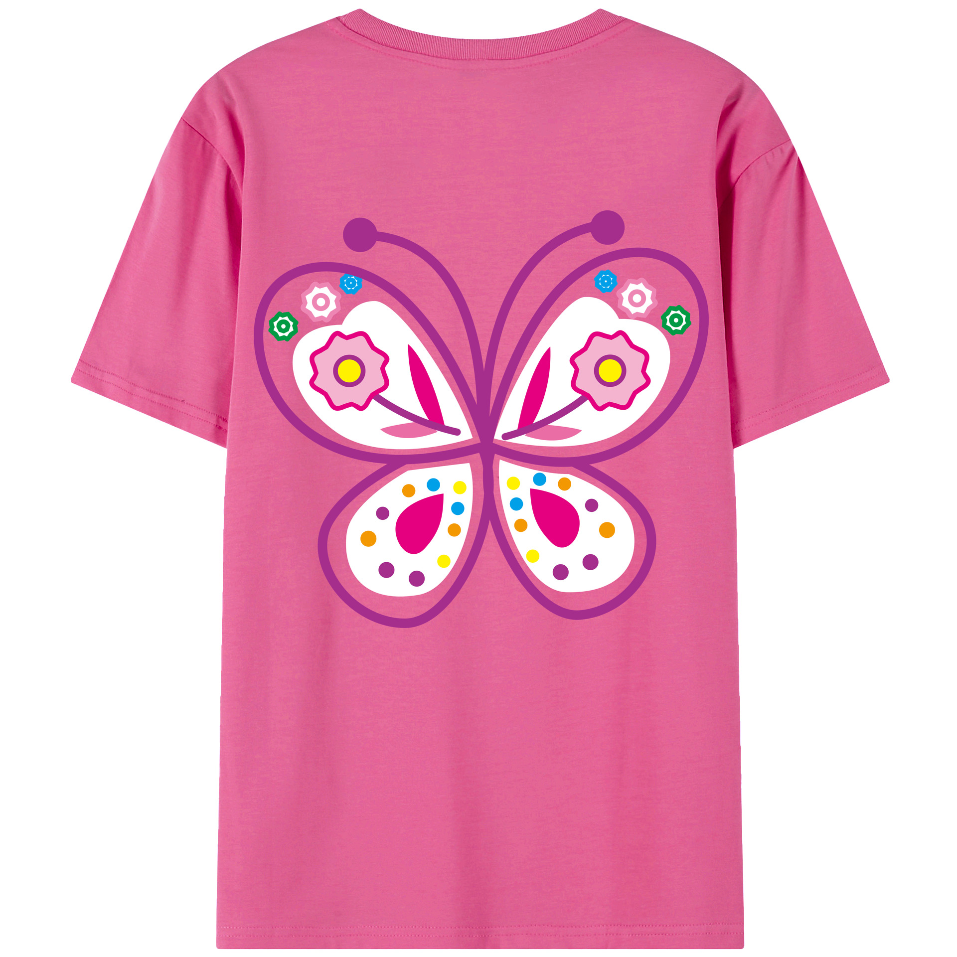 （画像用） Hello Kitty ハローキティ レディース半袖Tシャツ(バックプリント)
