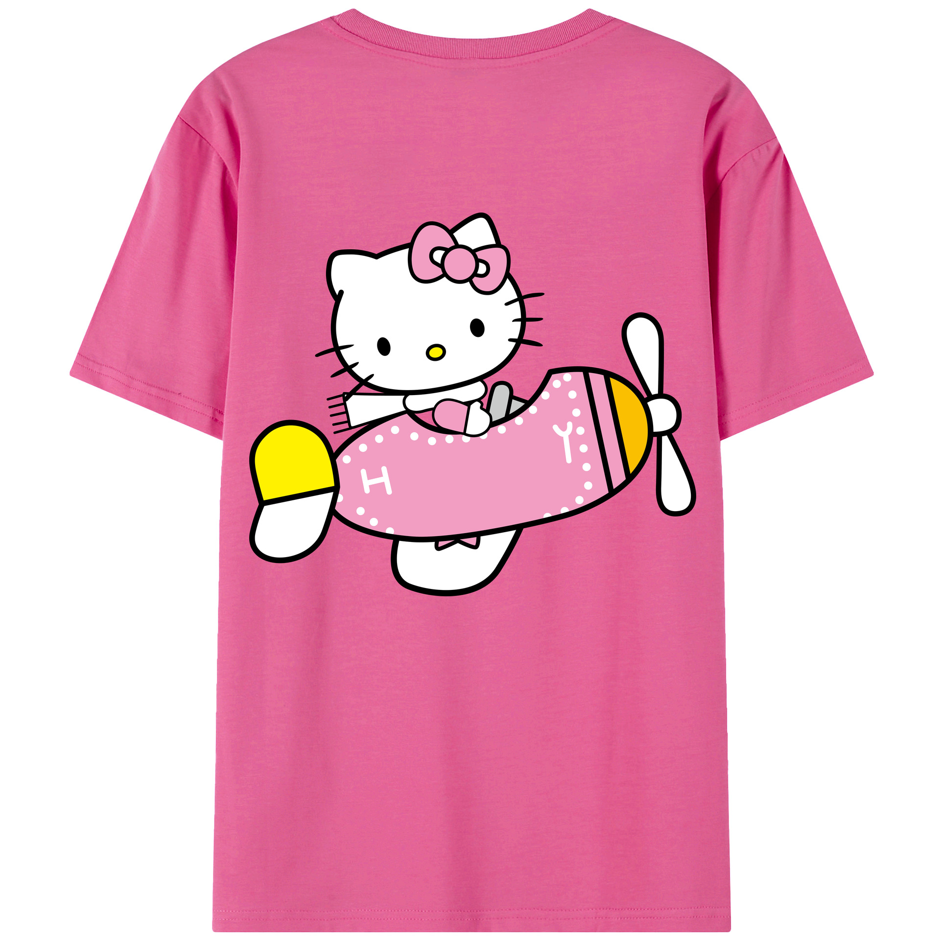 （画像用） Hello Kitty ハローキティ レディース半袖Tシャツ(バックプリント)