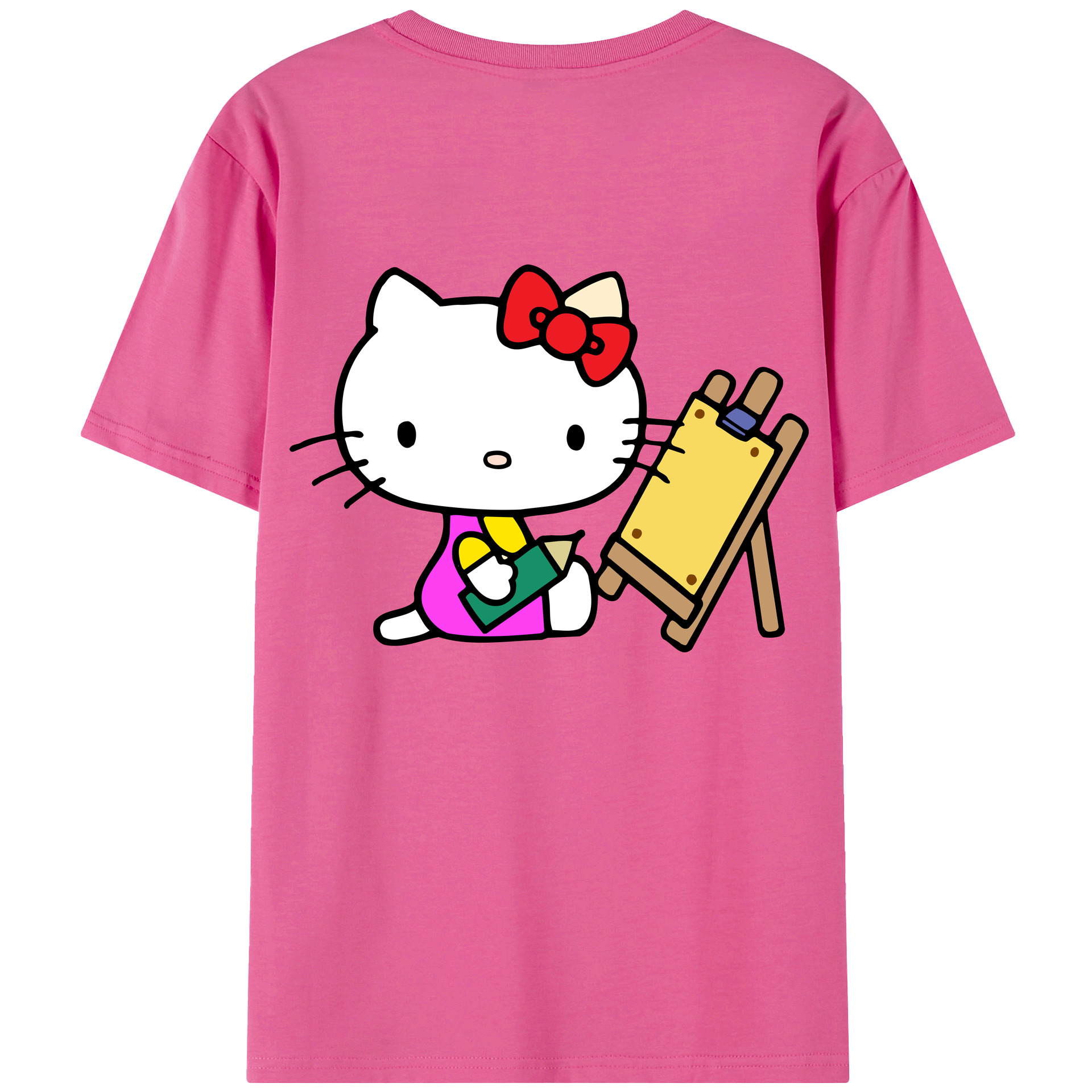 （画像用） Hello Kitty ハローキティ レディース半袖Tシャツ(バックプリント)