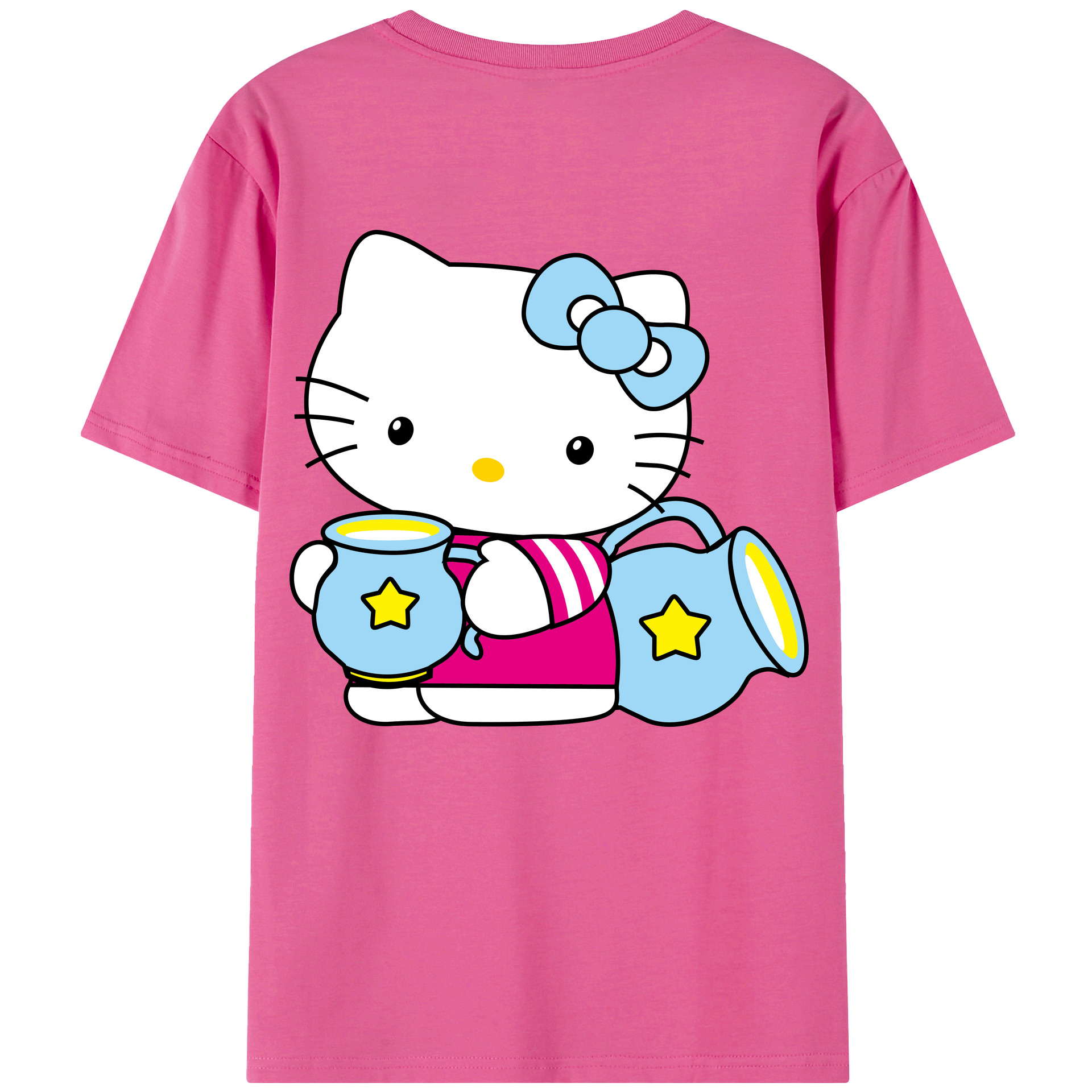 （画像用） Hello Kitty ハローキティ レディース半袖Tシャツ(バックプリント)