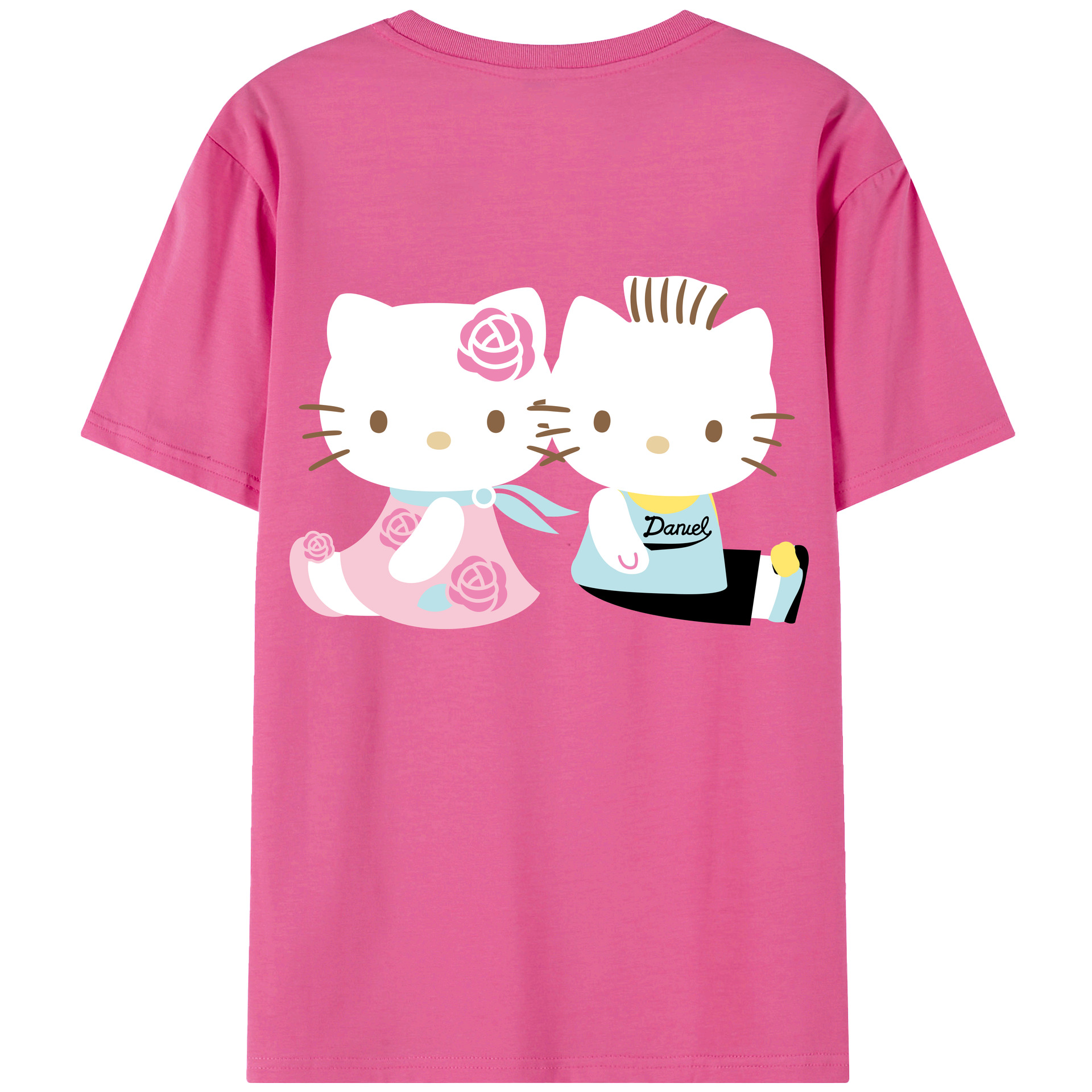 （画像用） Hello Kitty ハローキティ レディース半袖Tシャツ(バックプリント)