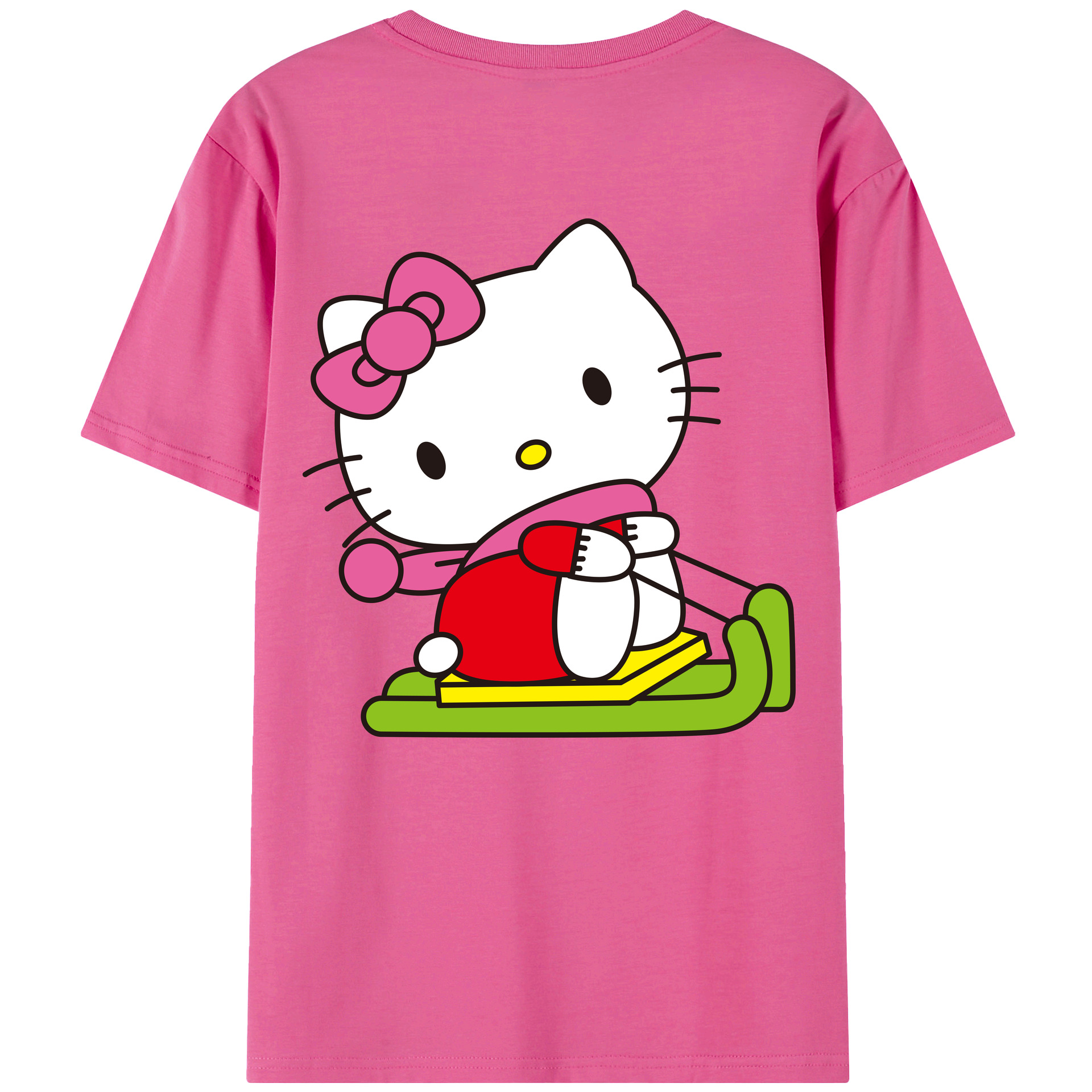 （画像用） Hello Kitty ハローキティ レディース半袖Tシャツ(バックプリント)