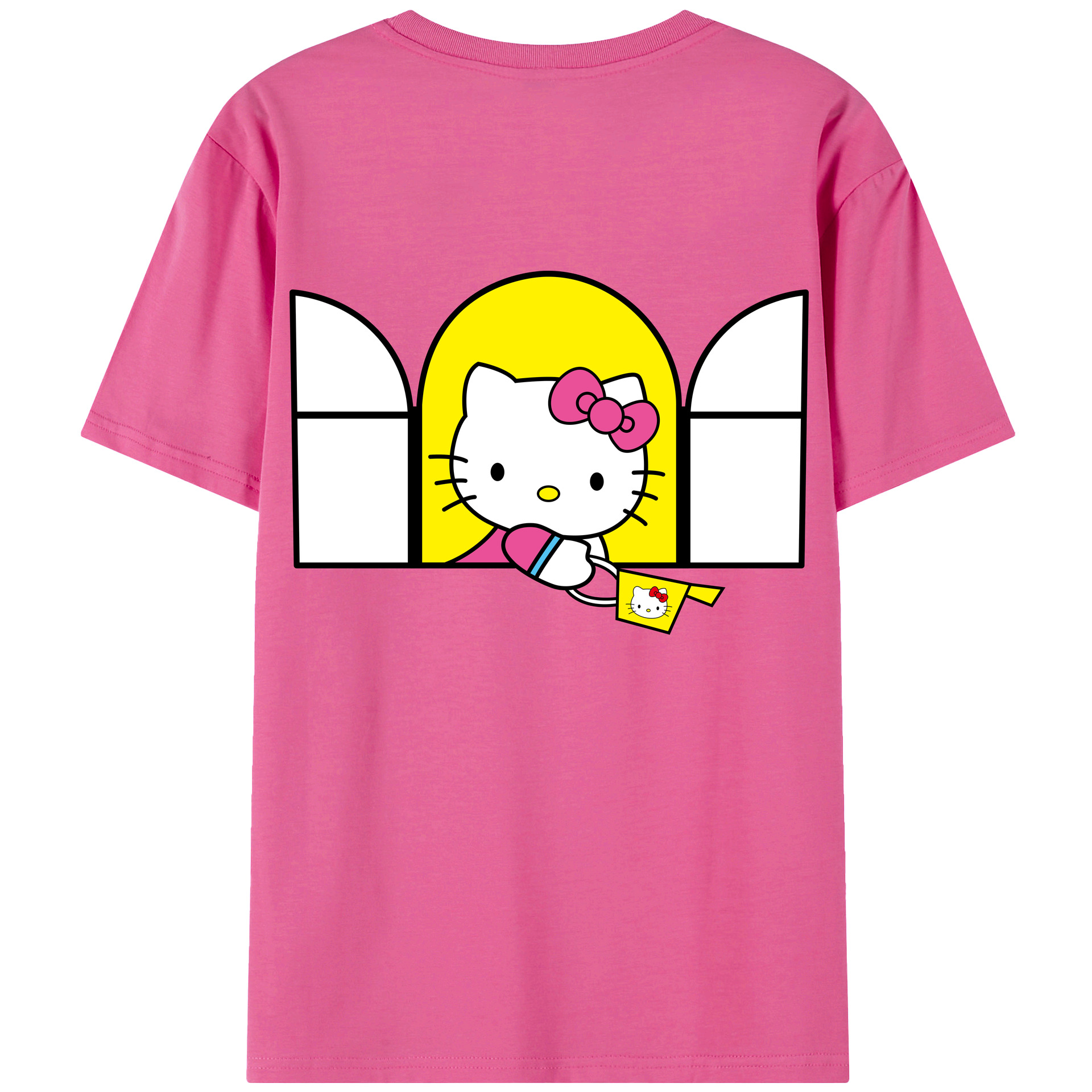 （画像用） Hello Kitty ハローキティ レディース半袖Tシャツ(バックプリント)