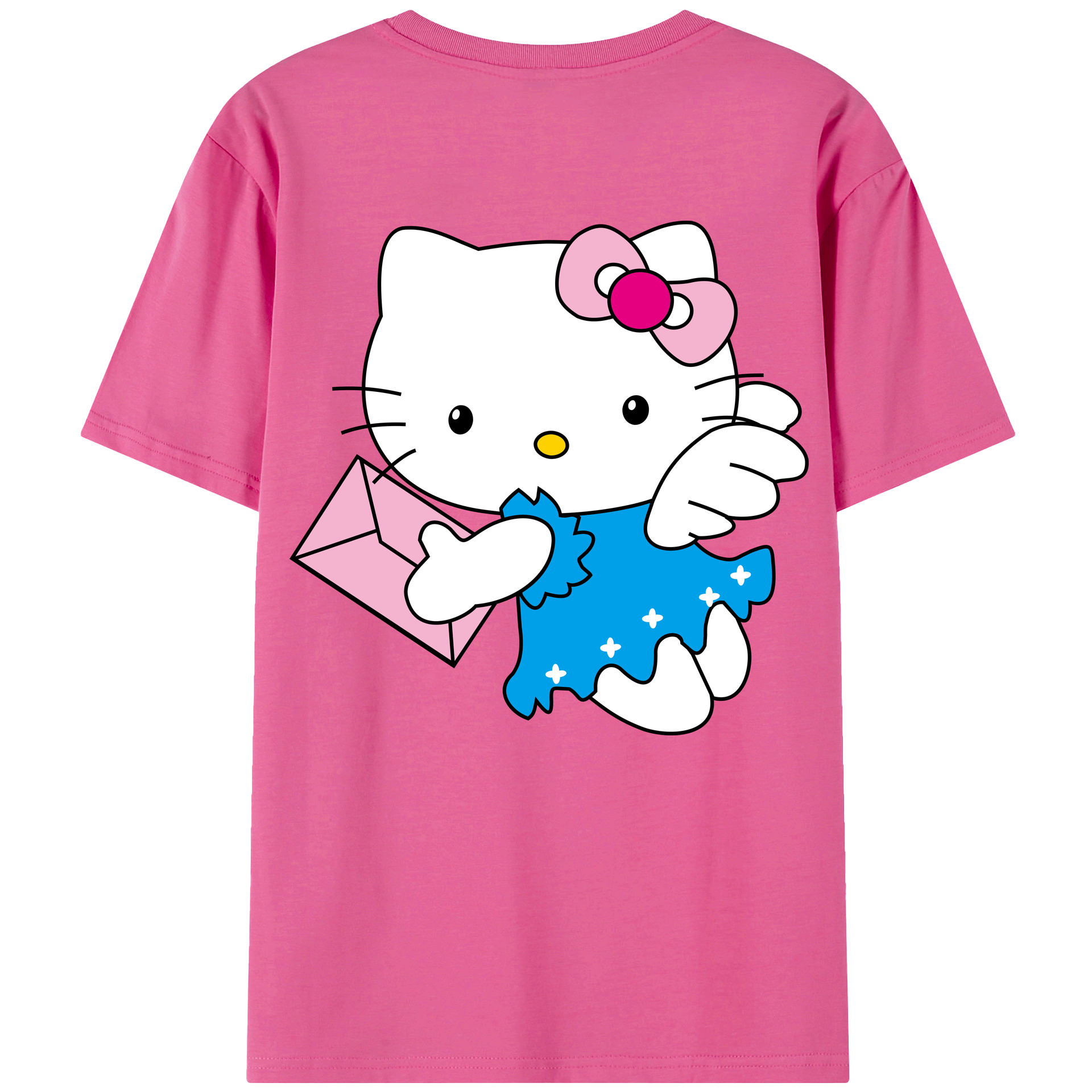（画像用） Hello Kitty ハローキティ レディース半袖Tシャツ(バックプリント)