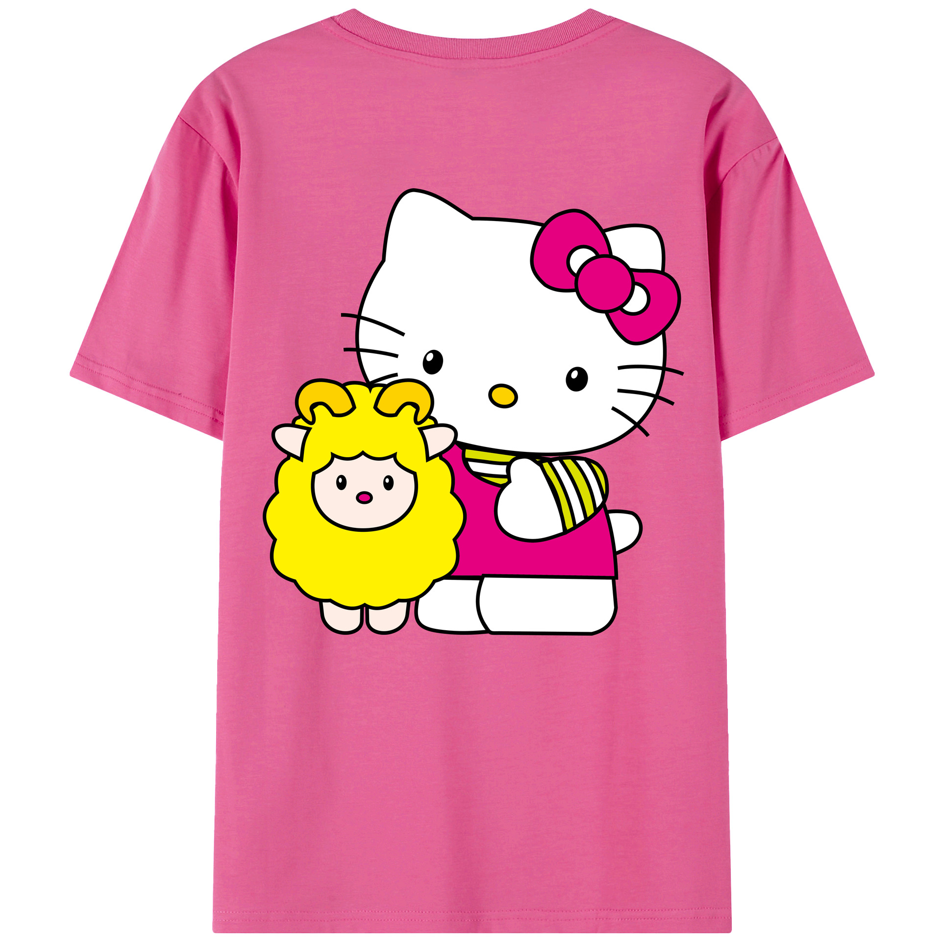 （画像用） Hello Kitty ハローキティ レディース半袖Tシャツ(バックプリント)